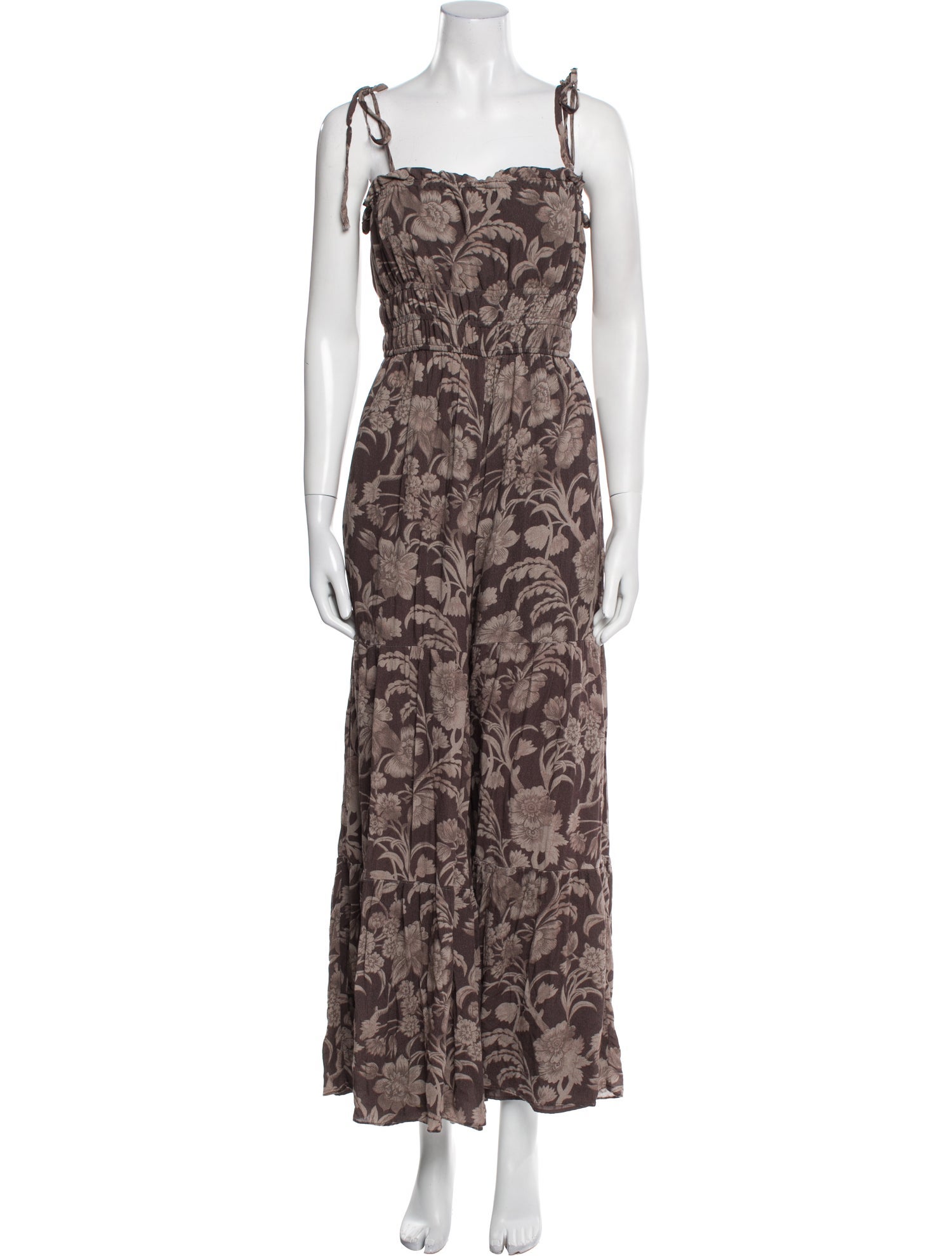 Hutch Silk Floral Print Jumpsuit