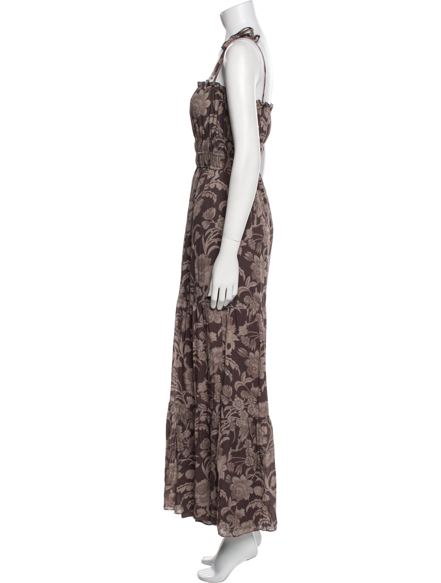 Hutch Silk Floral Print Jumpsuit