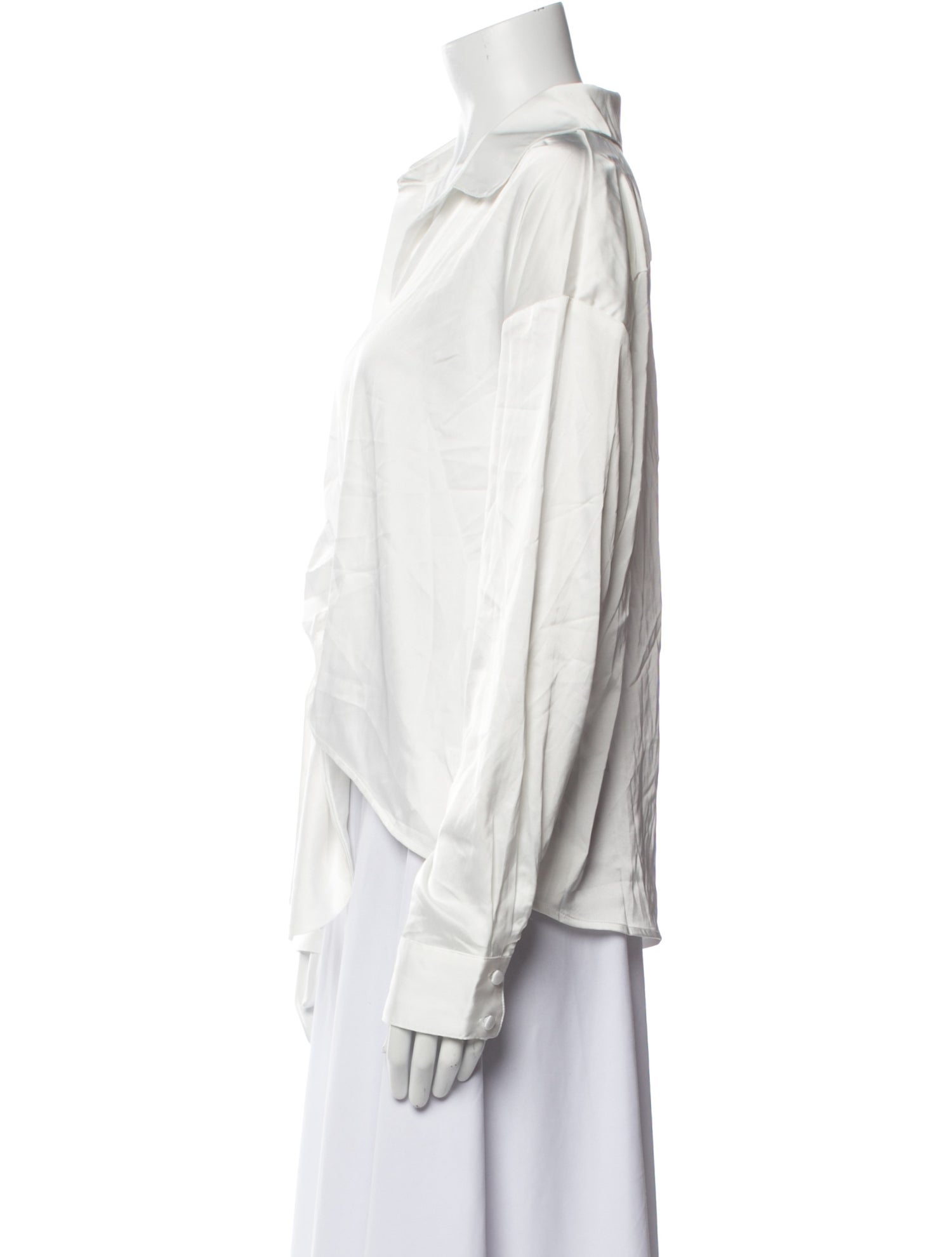 Hutch V-Neck Long Sleeve Button-Up Top