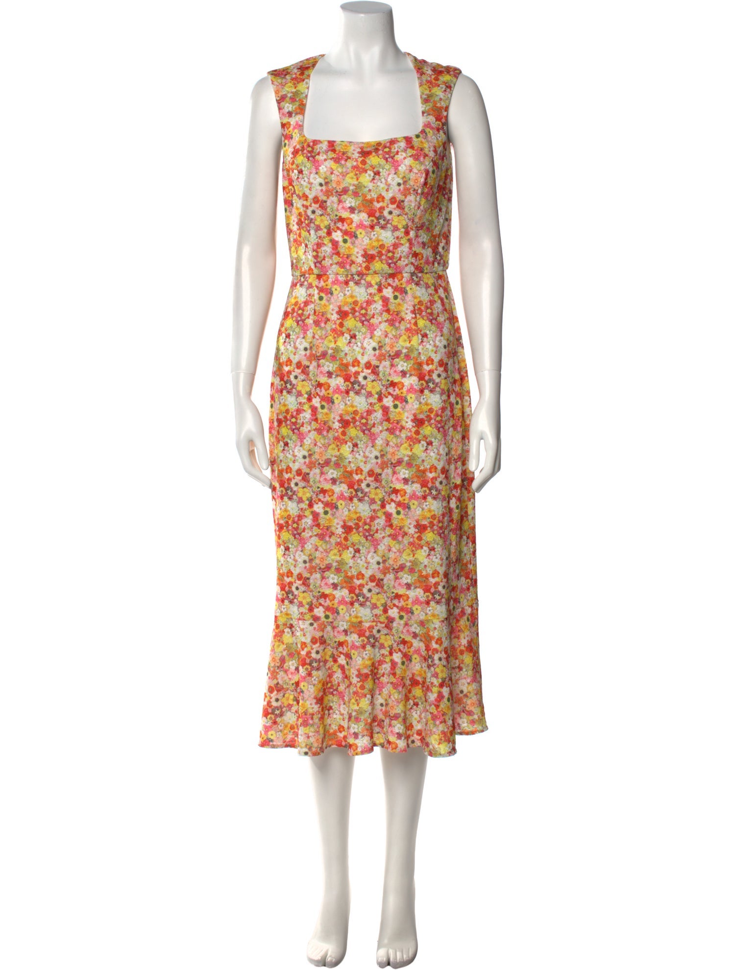 Hutch Floral Print Midi Length Dress
