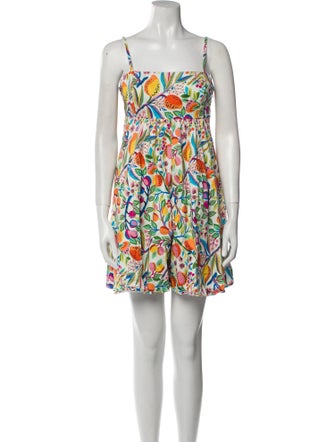 Hutch Printed Square Neckline Romper