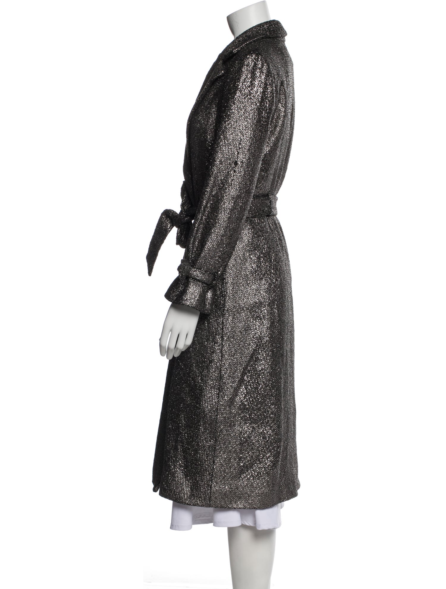 Hutch Patterned Trench Coat