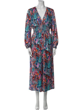 Hutch Printed V-Neck Jumpsuit