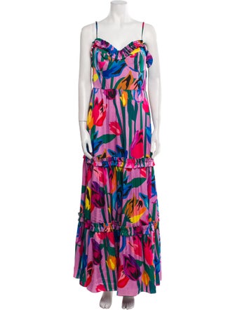 Hutch Floral Print Long Dress