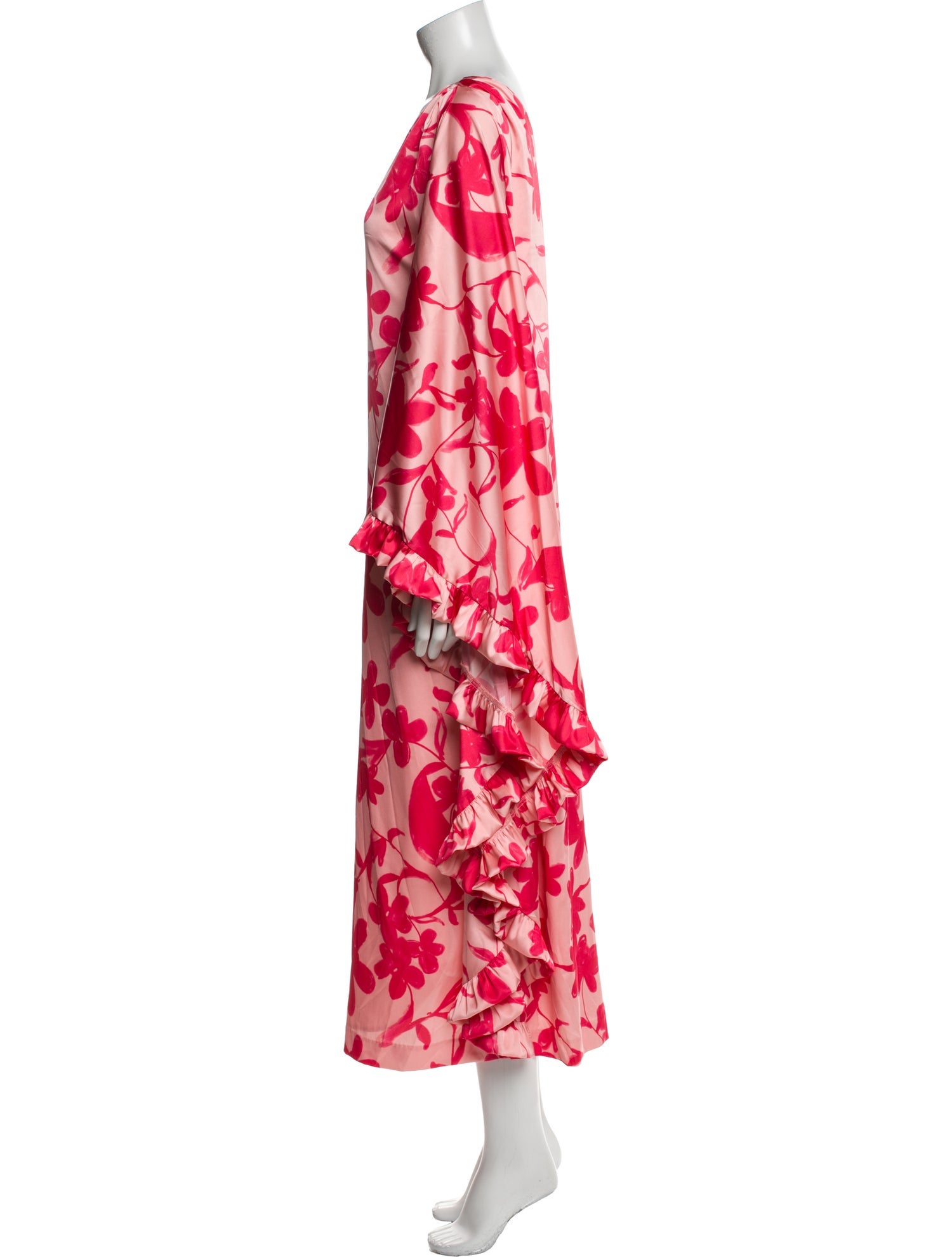 Hutch Floral Print Midi Length Dress