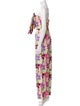 Hutch Floral Print Strapless Jumpsuit