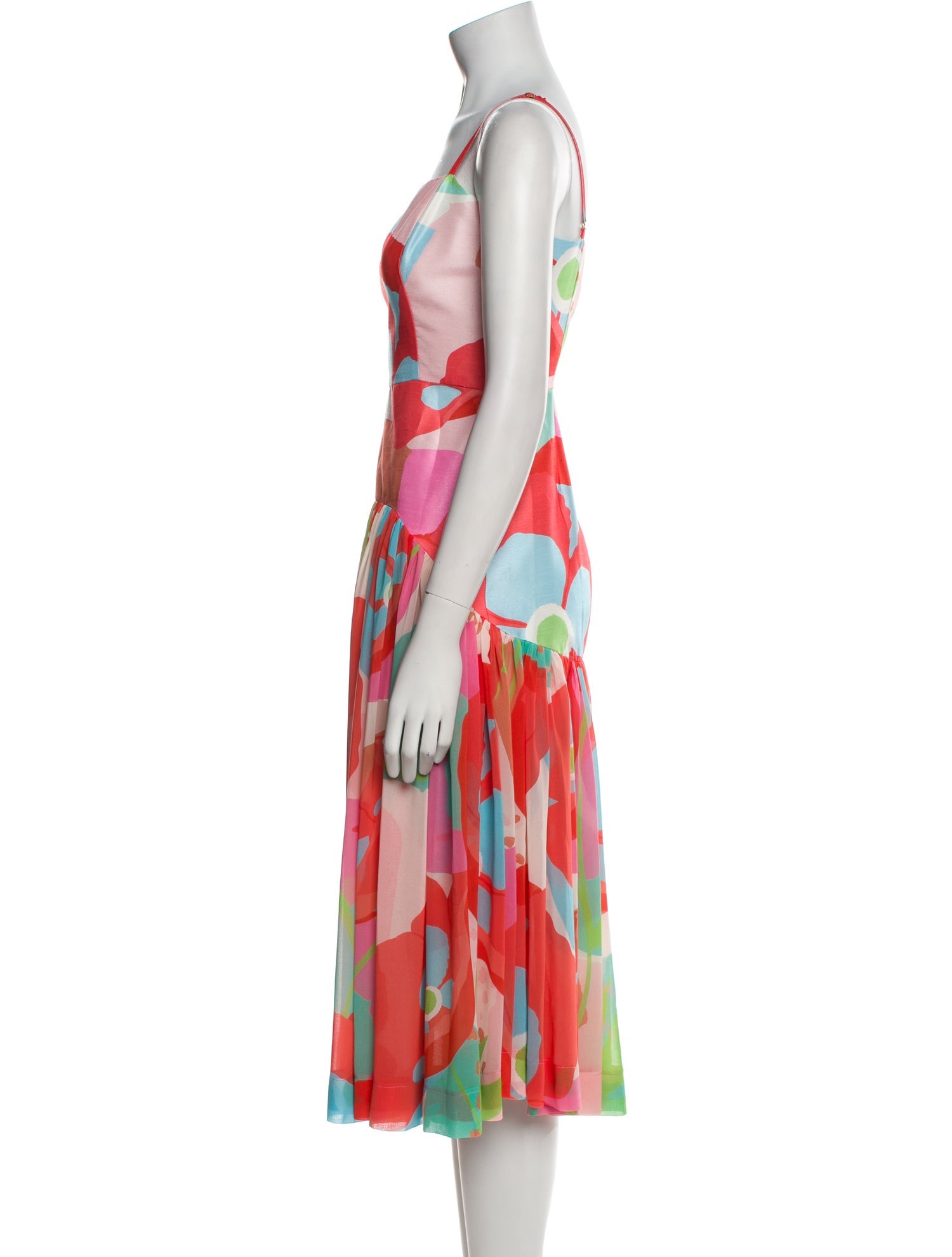 Hutch Floral Print Midi Length Dress