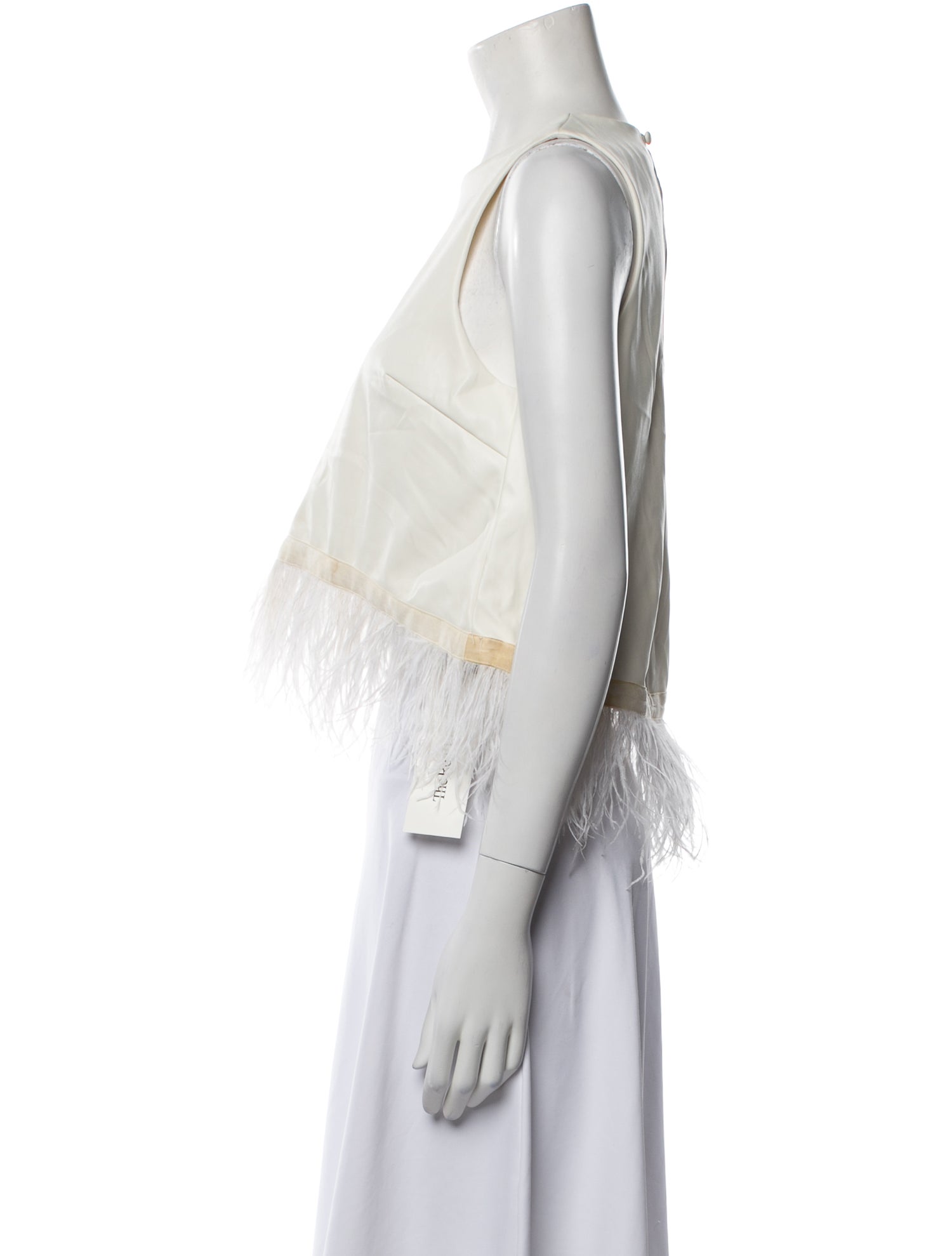 Hutch Crew Neck Sleeveless Crop Top