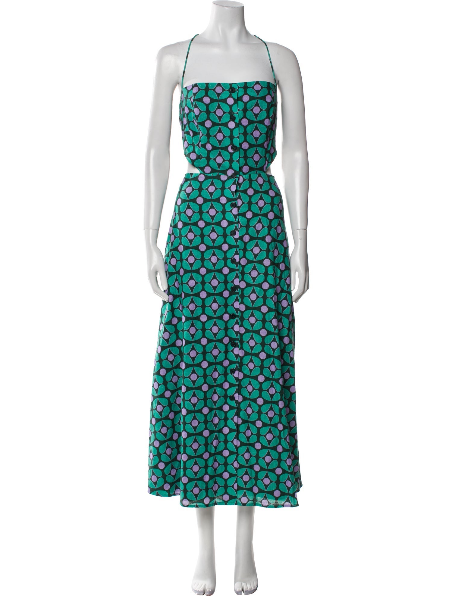 Hutch Printed Long Dress