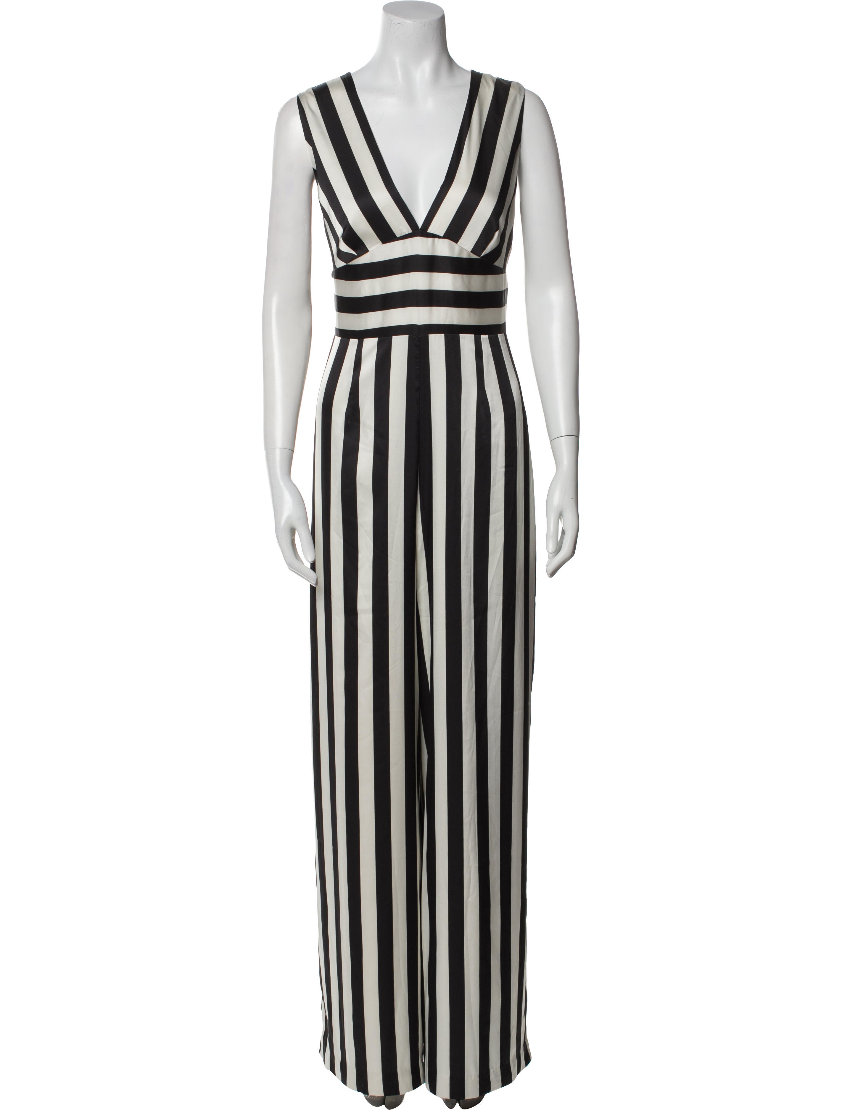 Hutch Striped V-Neck Jumpsuit w/ Tags