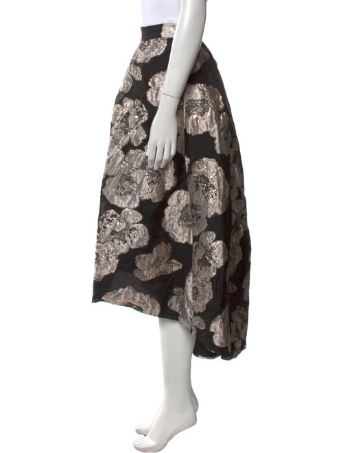 Hutch Floral Print Midi Length Skirt