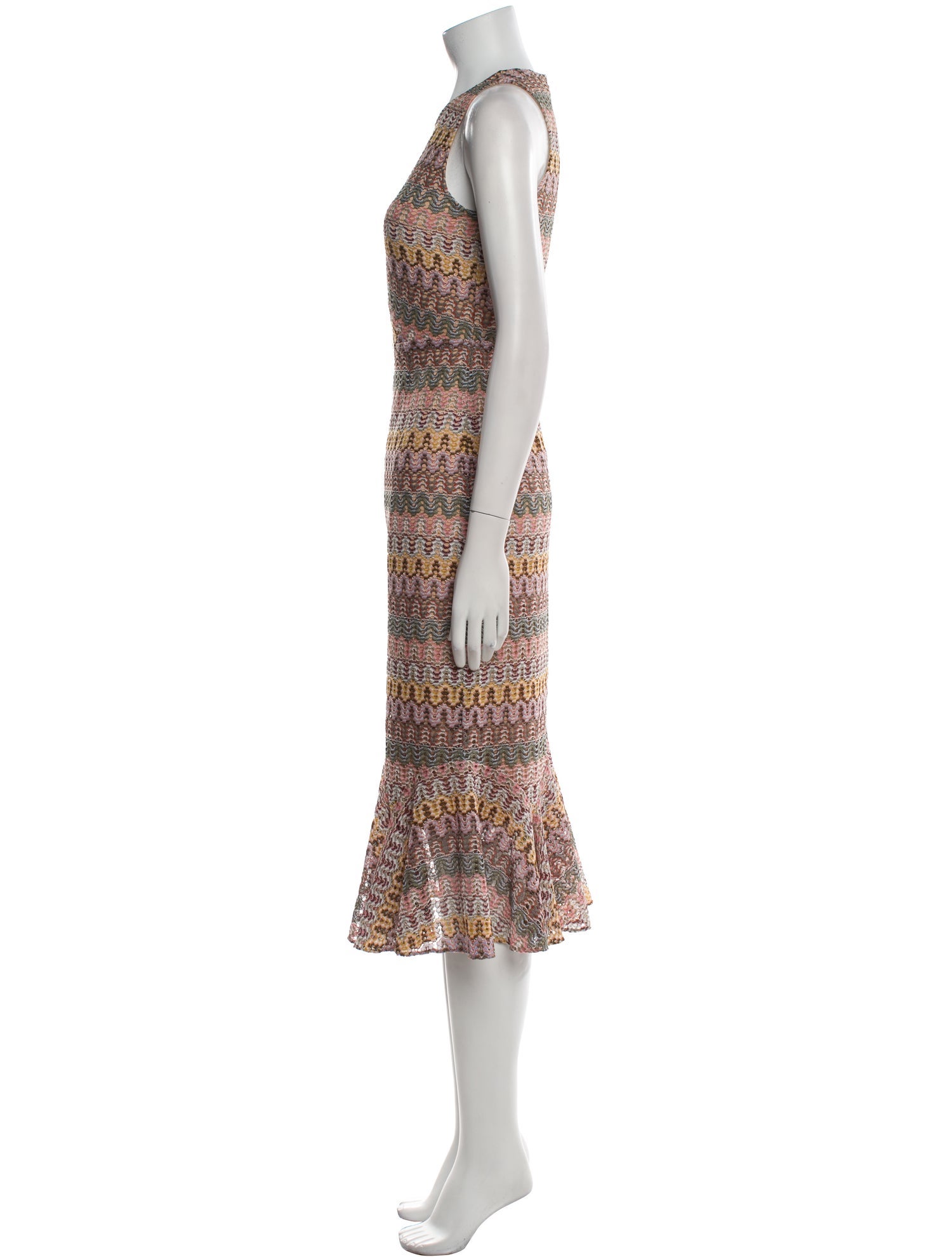 Hutch Printed Midi Length Dress