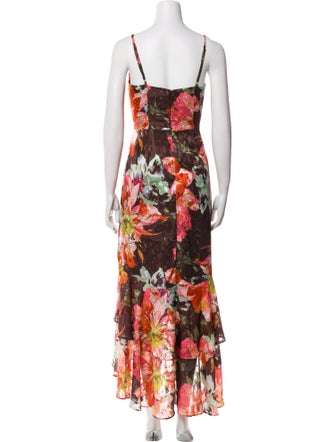 Hutch Floral Print Long Dress