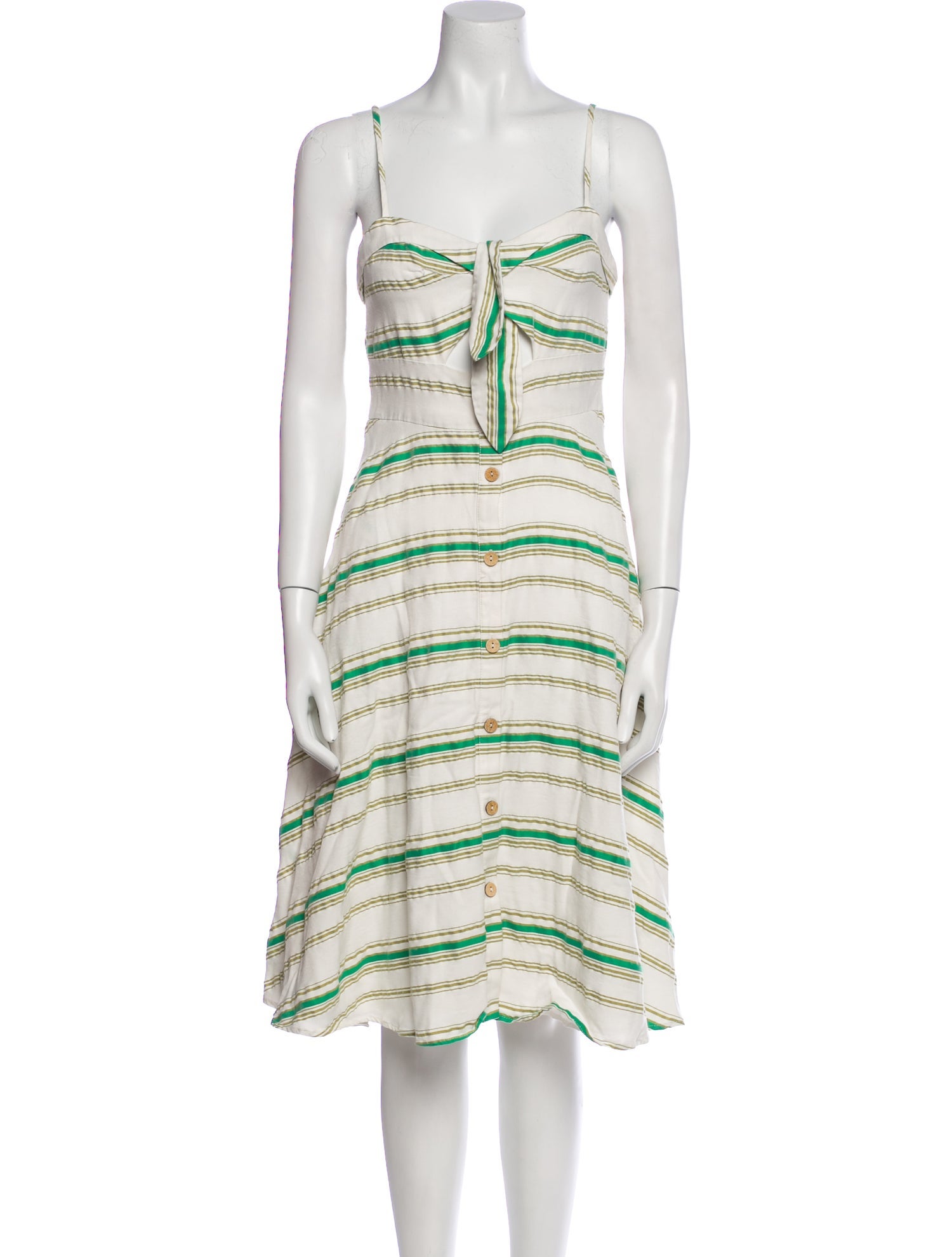 Hutch Striped Midi Length Dress