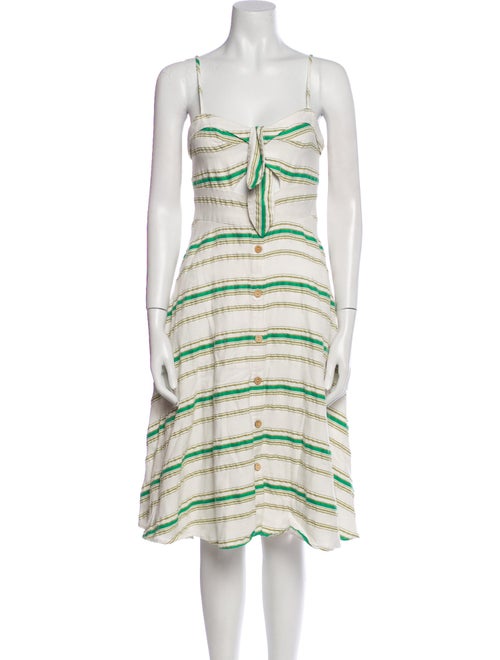 Hutch Striped Midi Length Dress