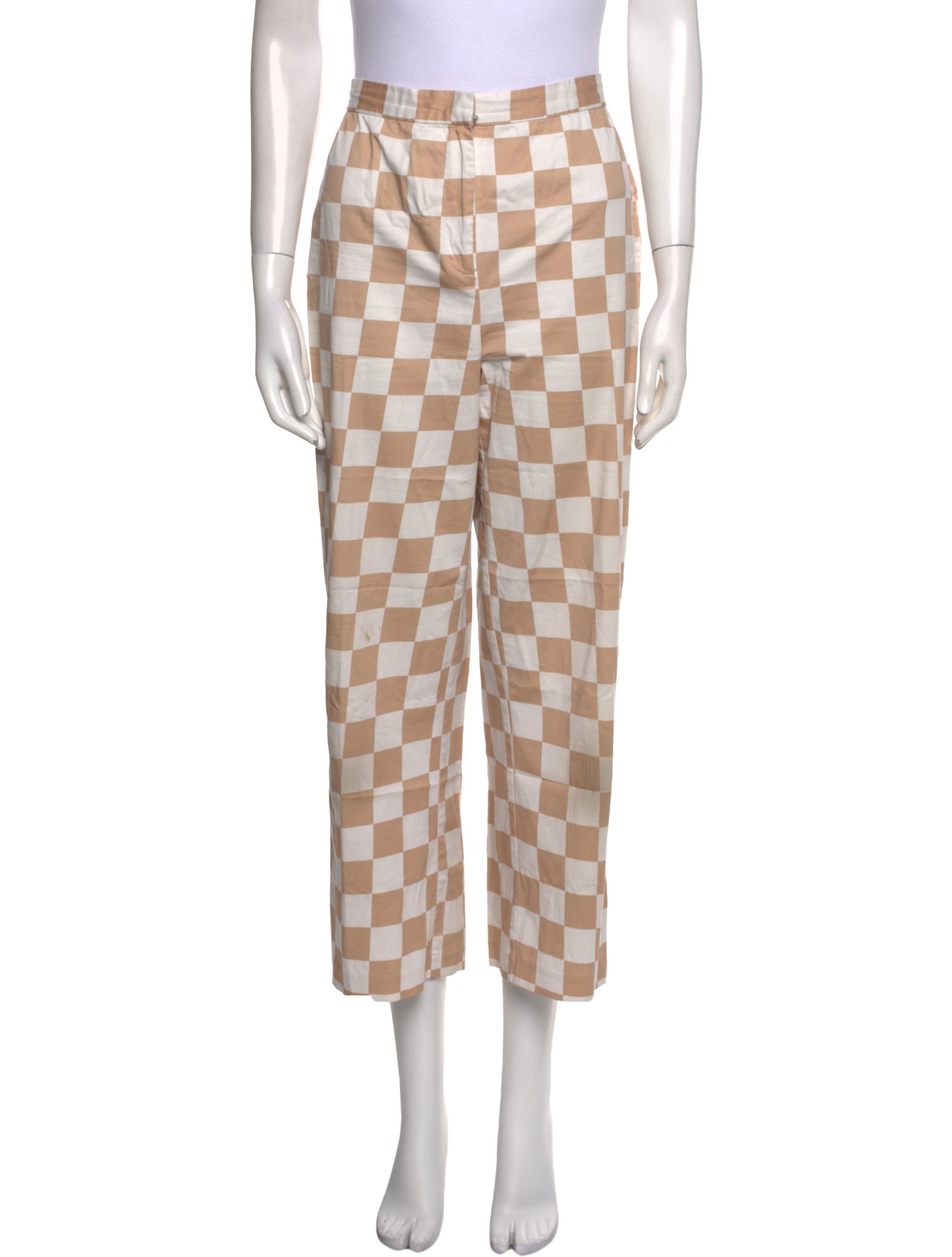 Hutch Plaid Print Wide Leg Pants