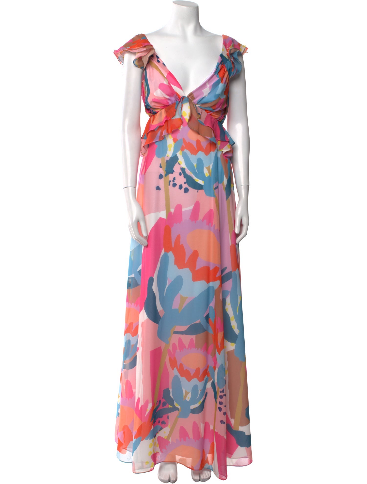 Hutch Printed Long Dress