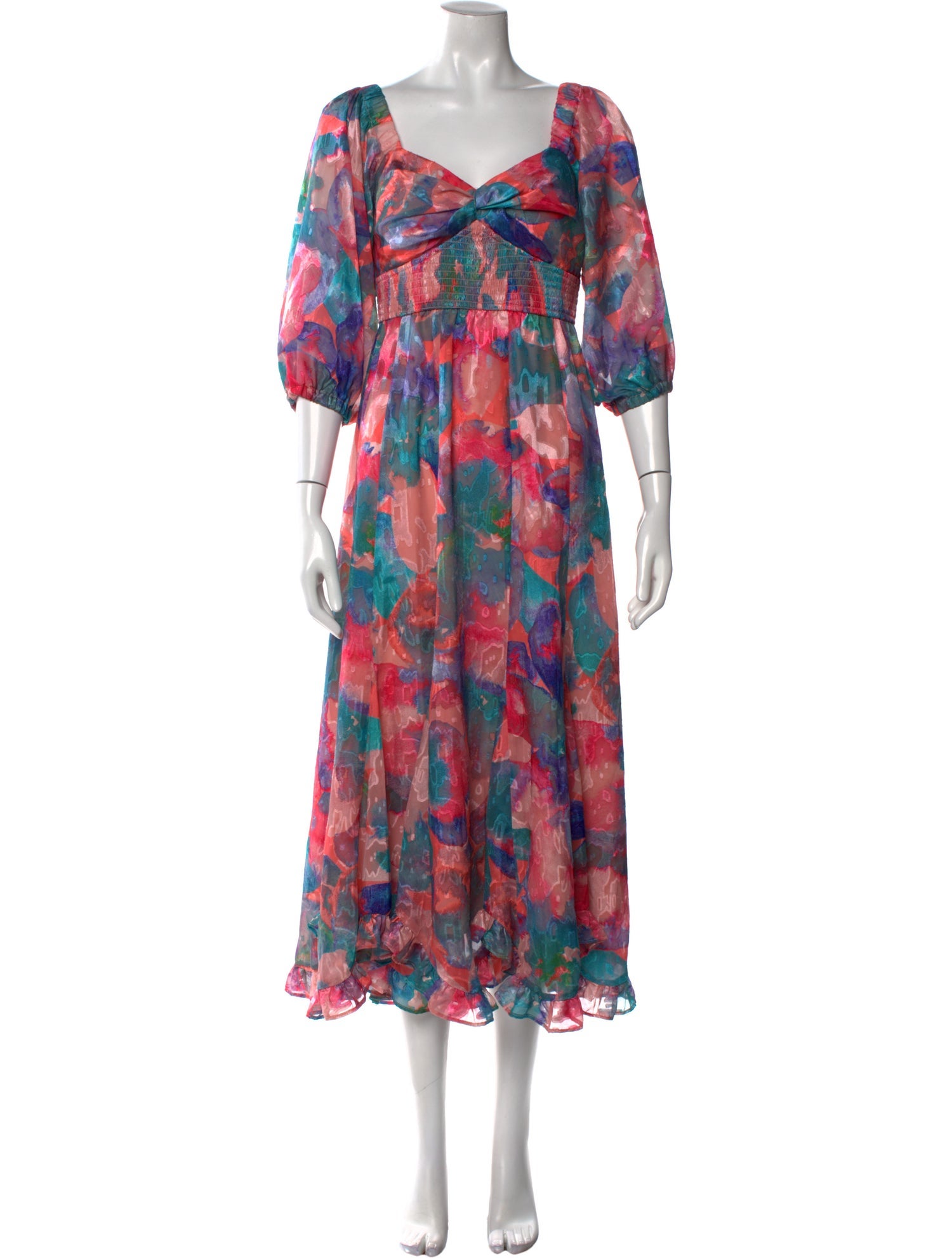 Hutch Floral Print Long Dress