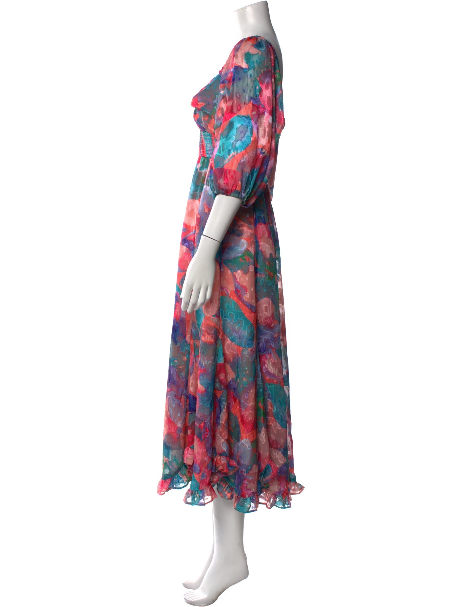 Hutch Floral Print Long Dress