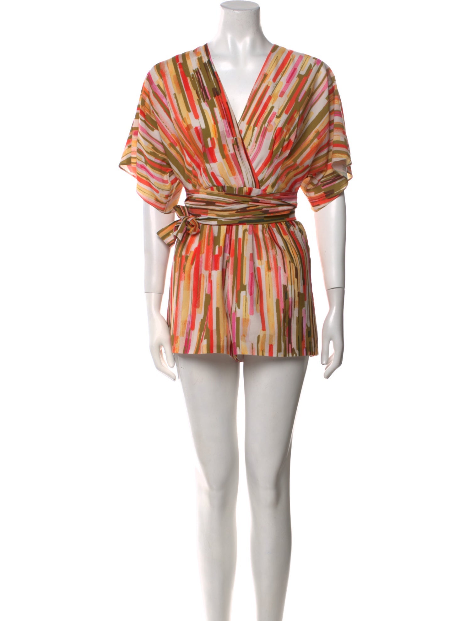 Hutch Striped V-Neck Romper