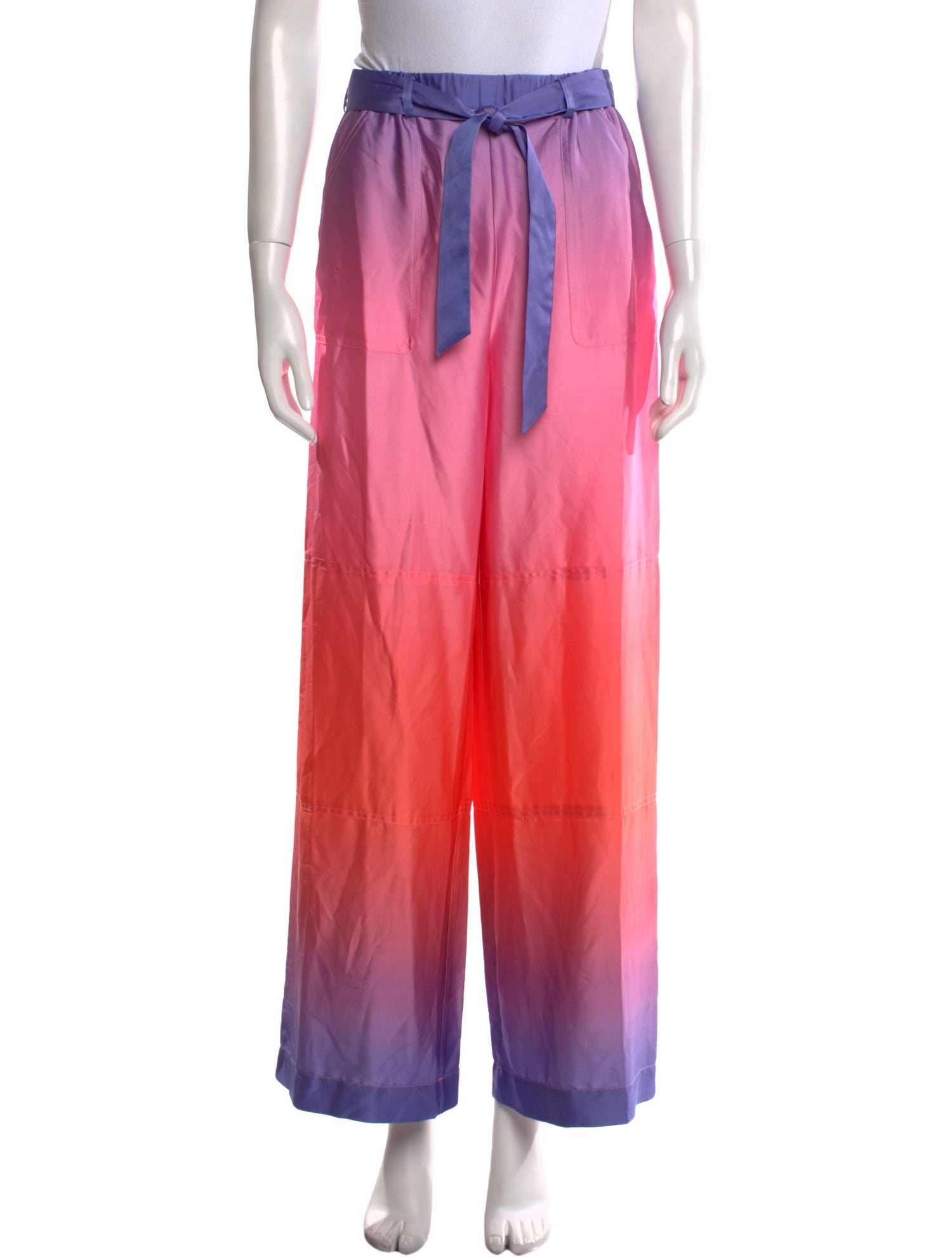 Hutch Colorblock Pattern Wide Leg Pants