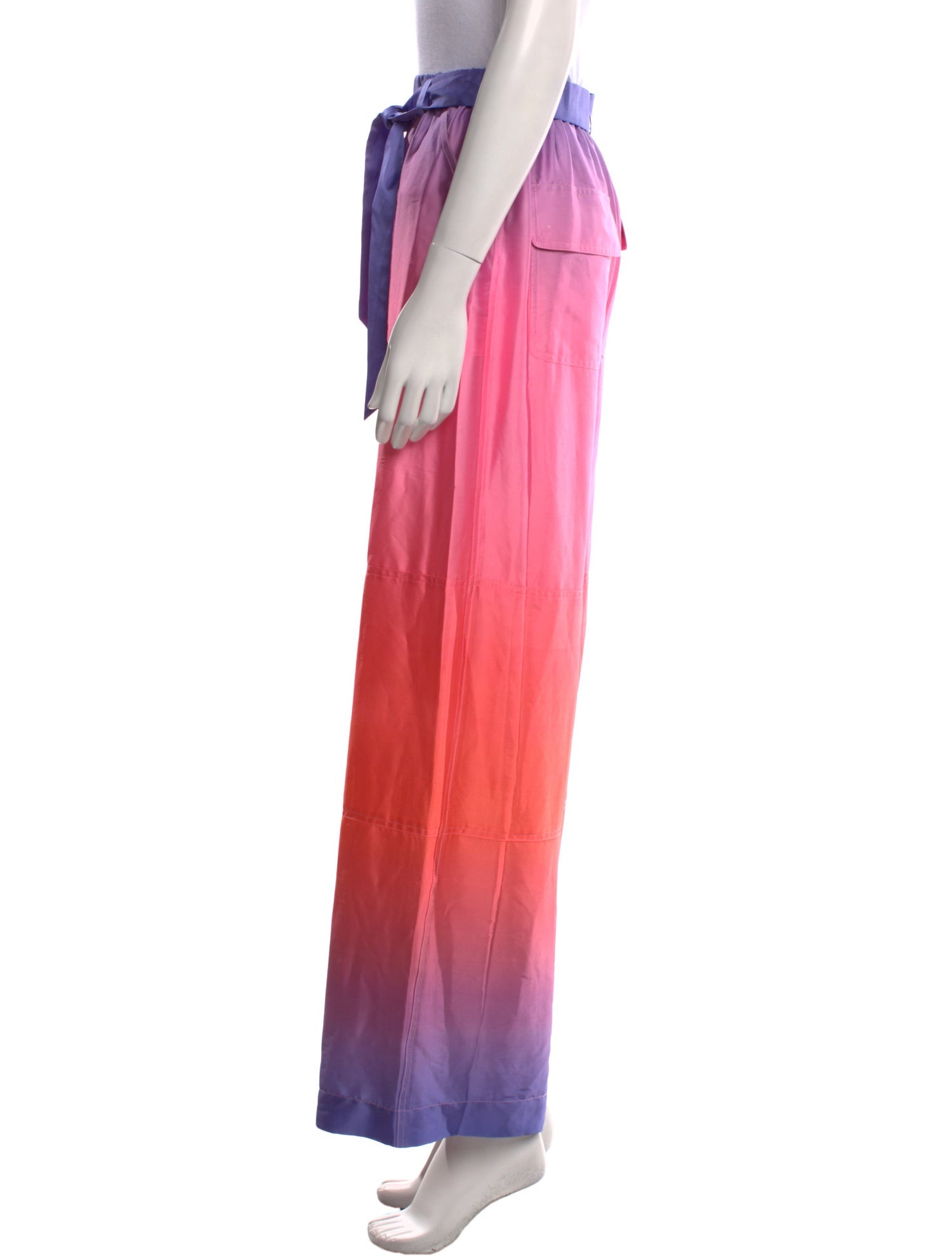 Hutch Colorblock Pattern Wide Leg Pants