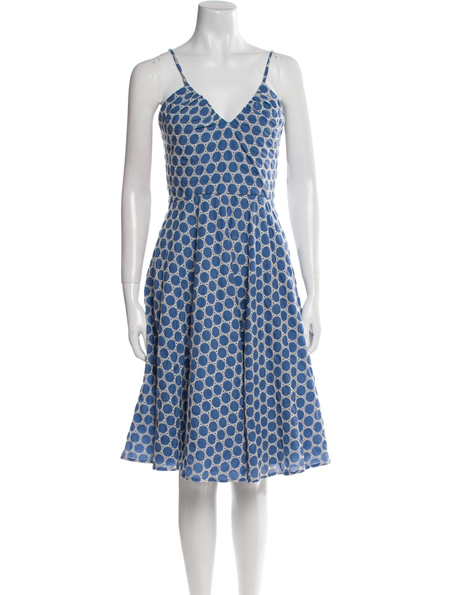 Hutch Polka Dot Print Knee-Length Dress