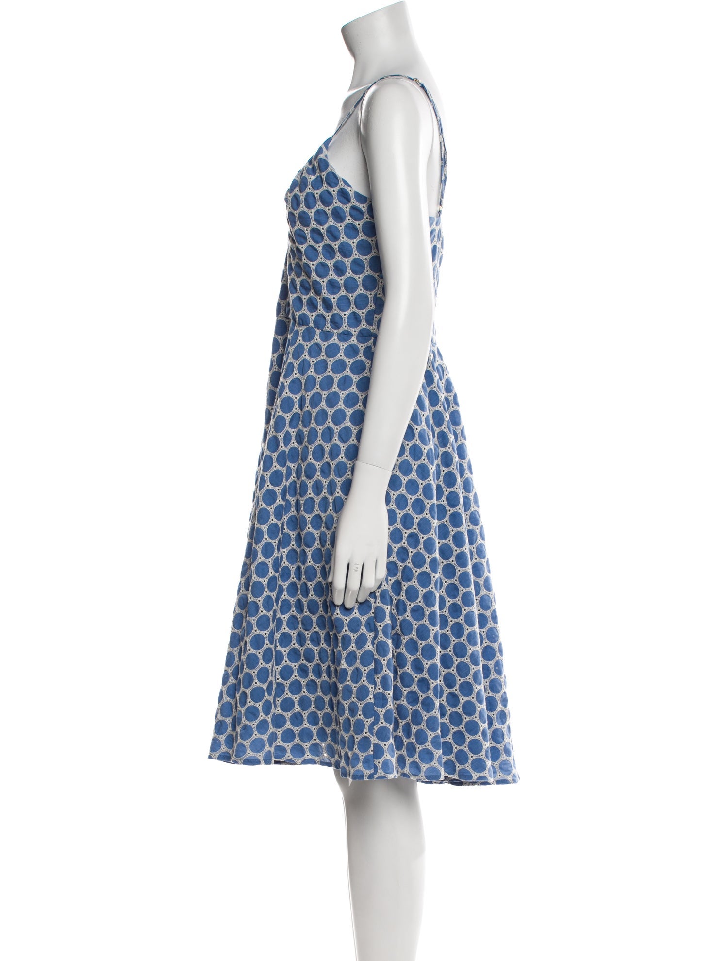 Hutch Polka Dot Print Knee-Length Dress