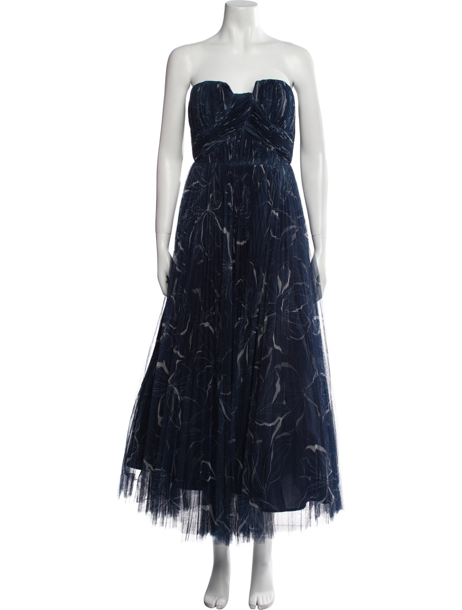 Hutch Printed Midi Length Dress