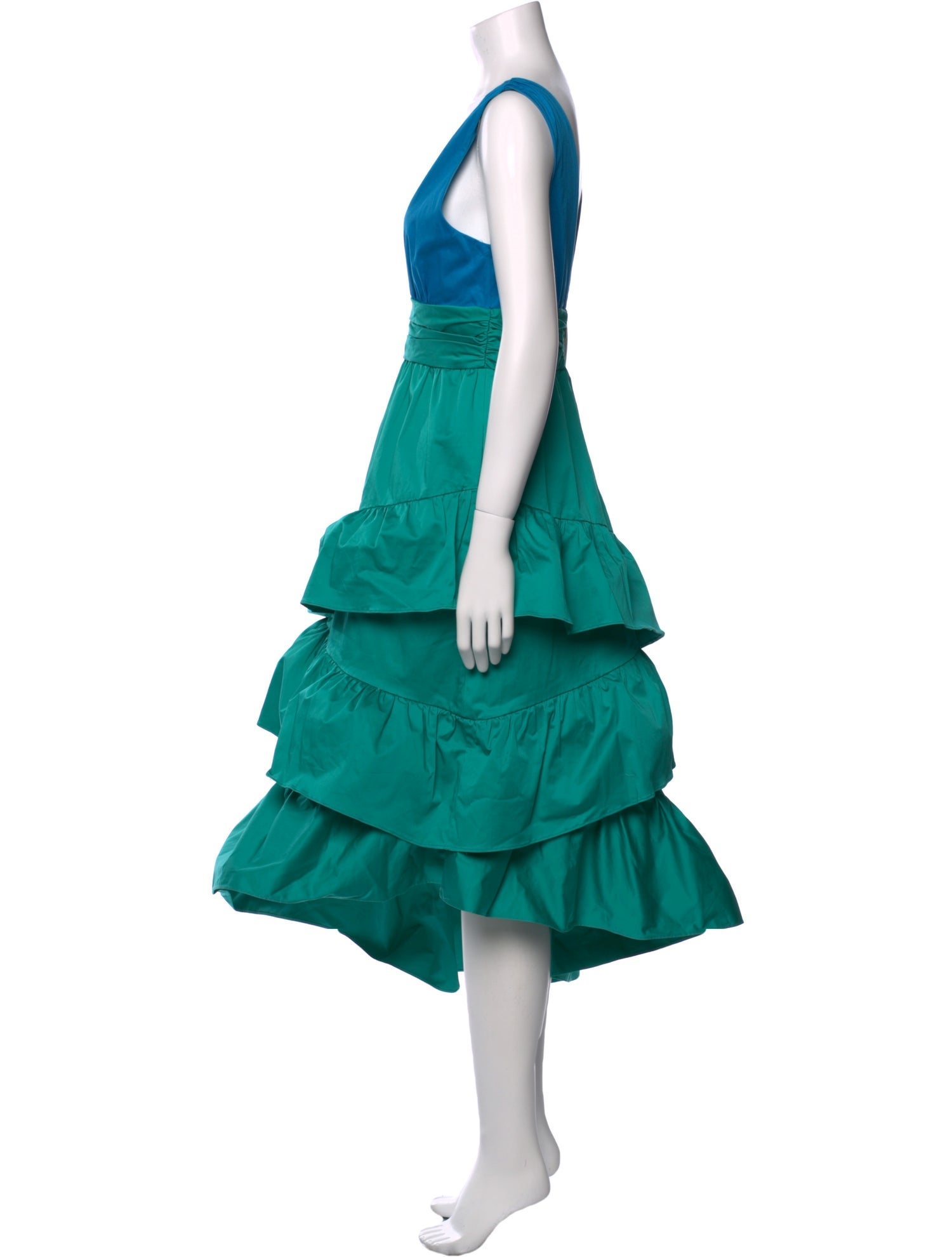 Hutch V-Neck Midi Length Dress