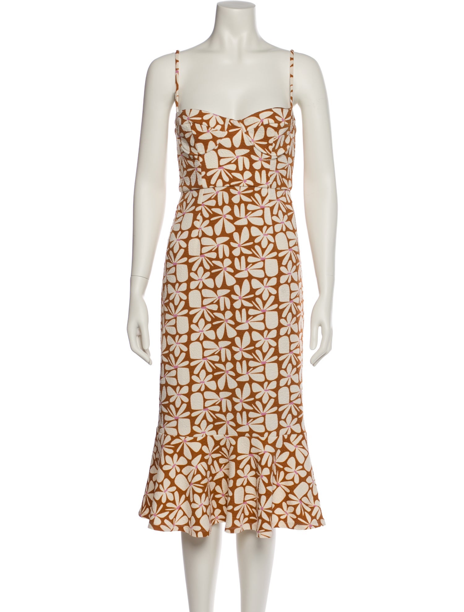 Hutch Printed Midi Length Dress