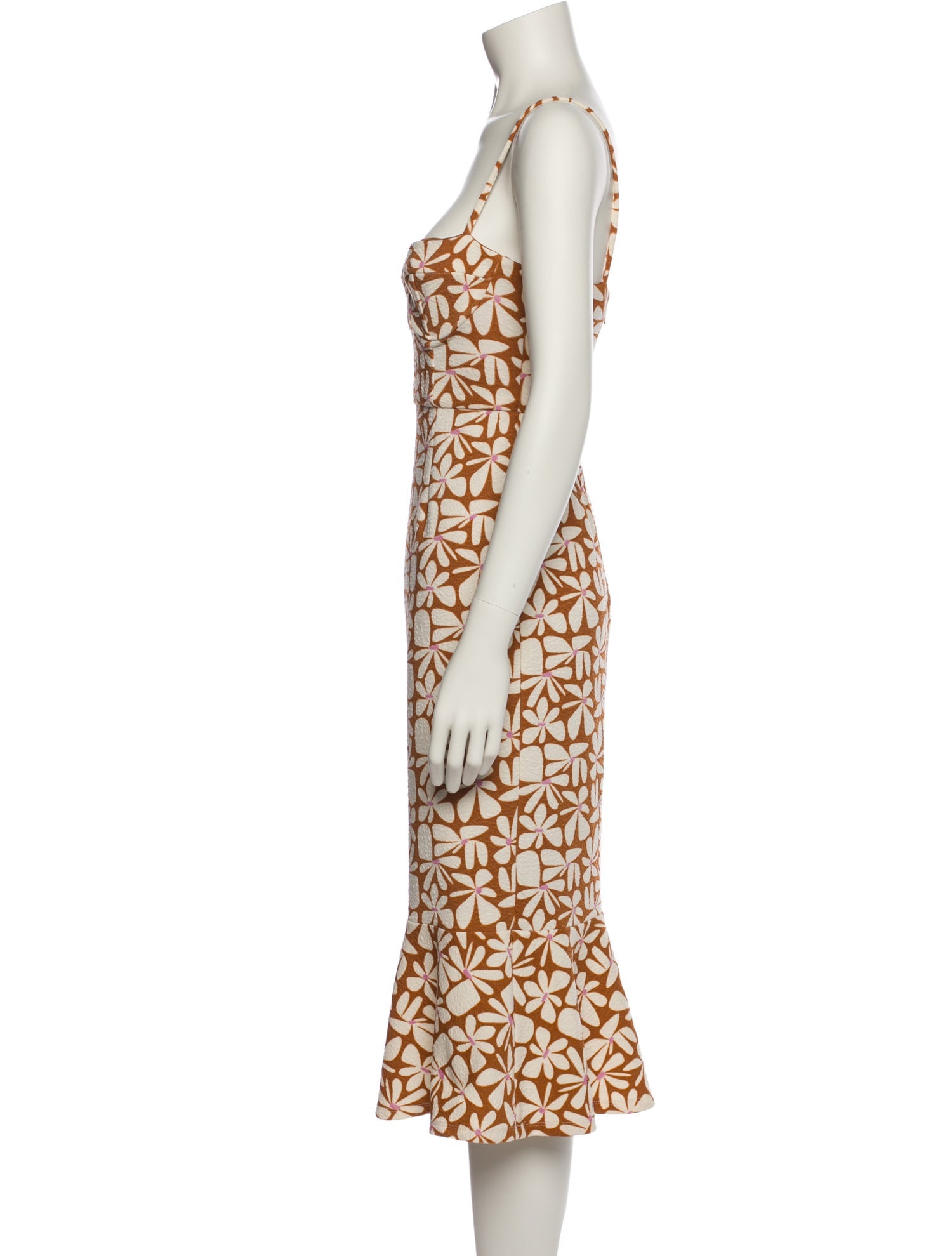 Hutch Printed Midi Length Dress