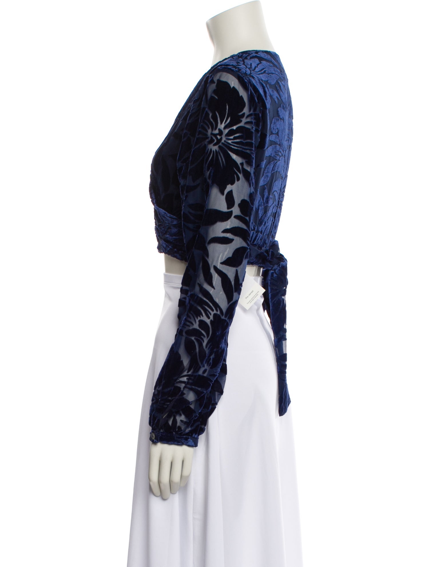 Hutch Patterned V-Neck Top