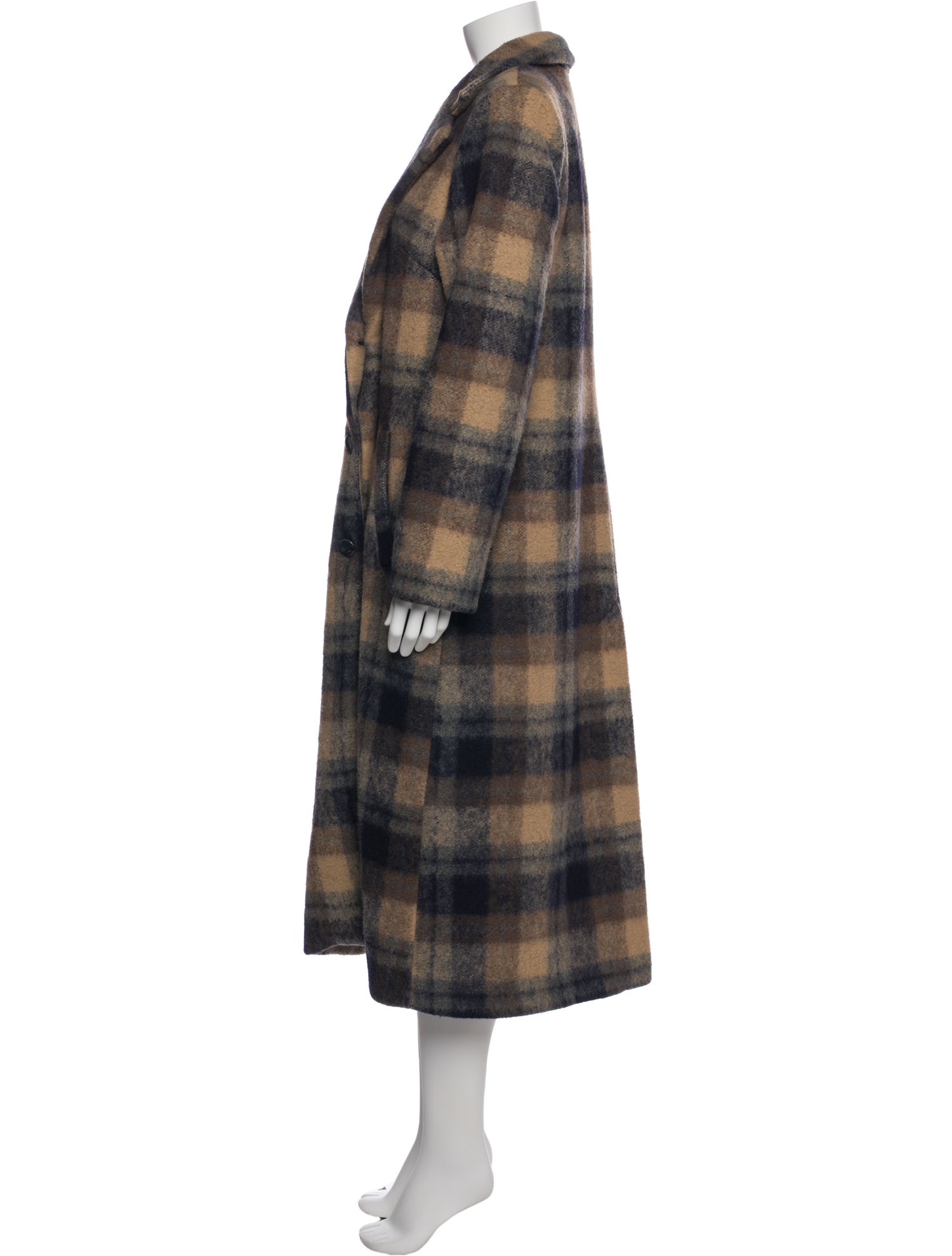 Hutch Plaid Print Coat