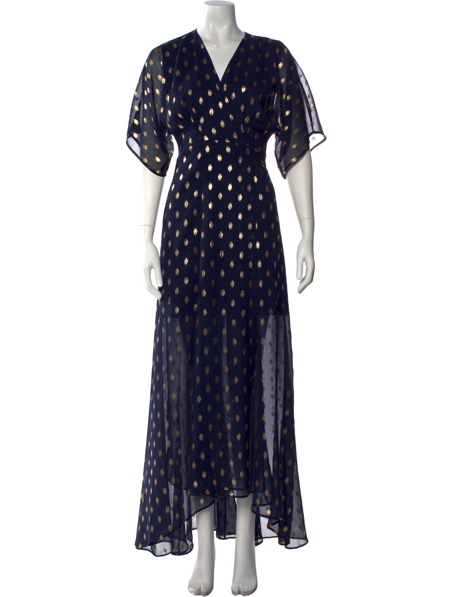 Hutch Polka Dot Print Long Dress