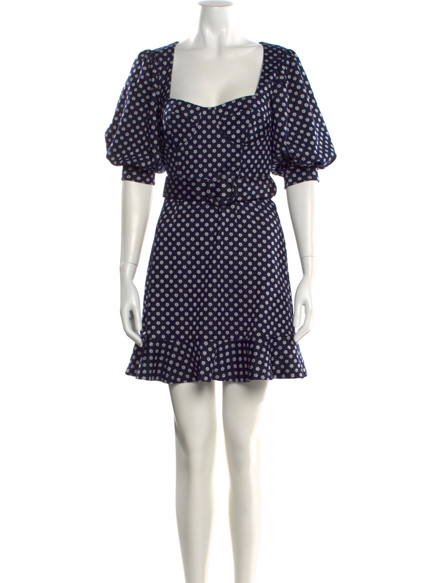 Hutch Polka Dot Print Mini Dress