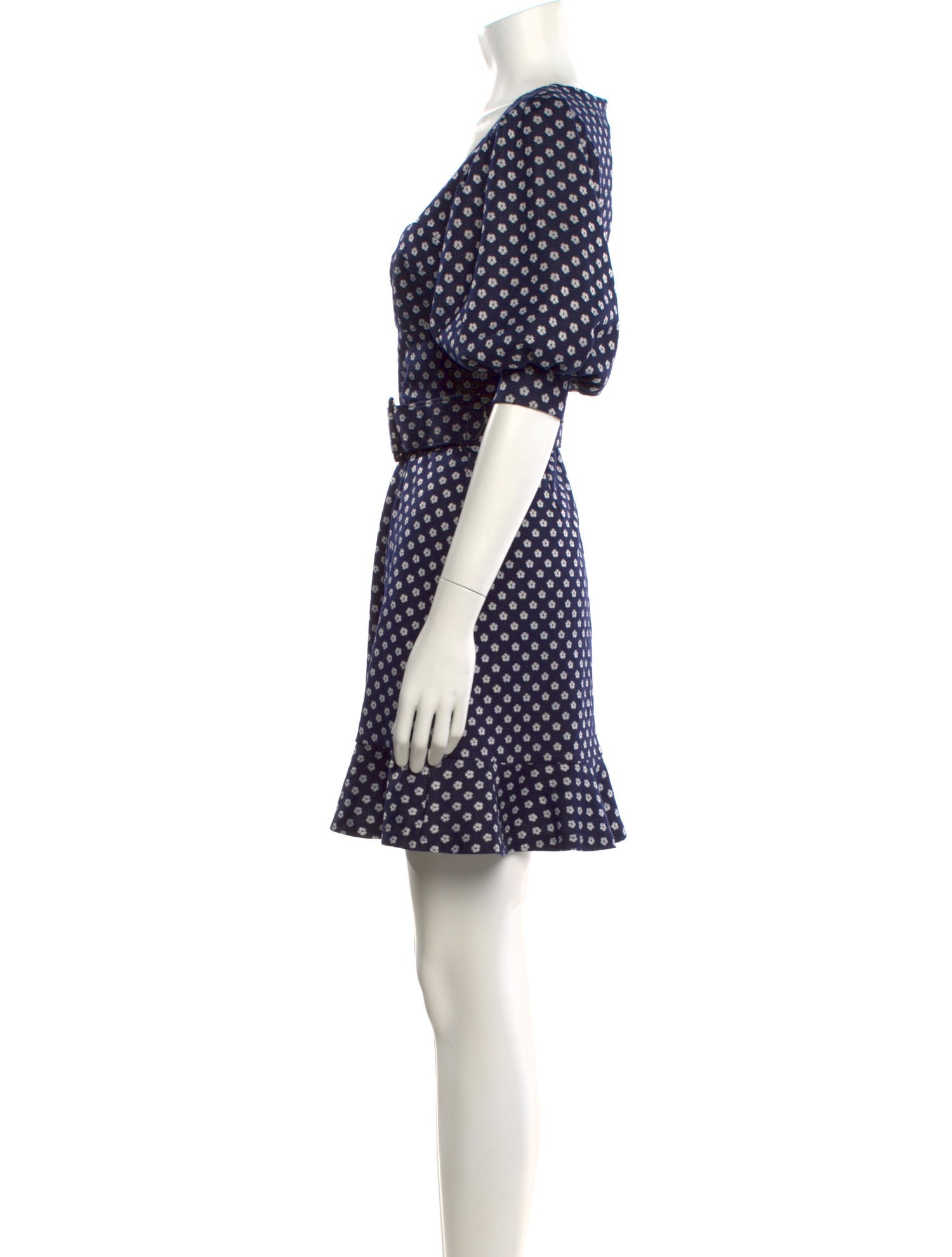 Hutch Polka Dot Print Mini Dress
