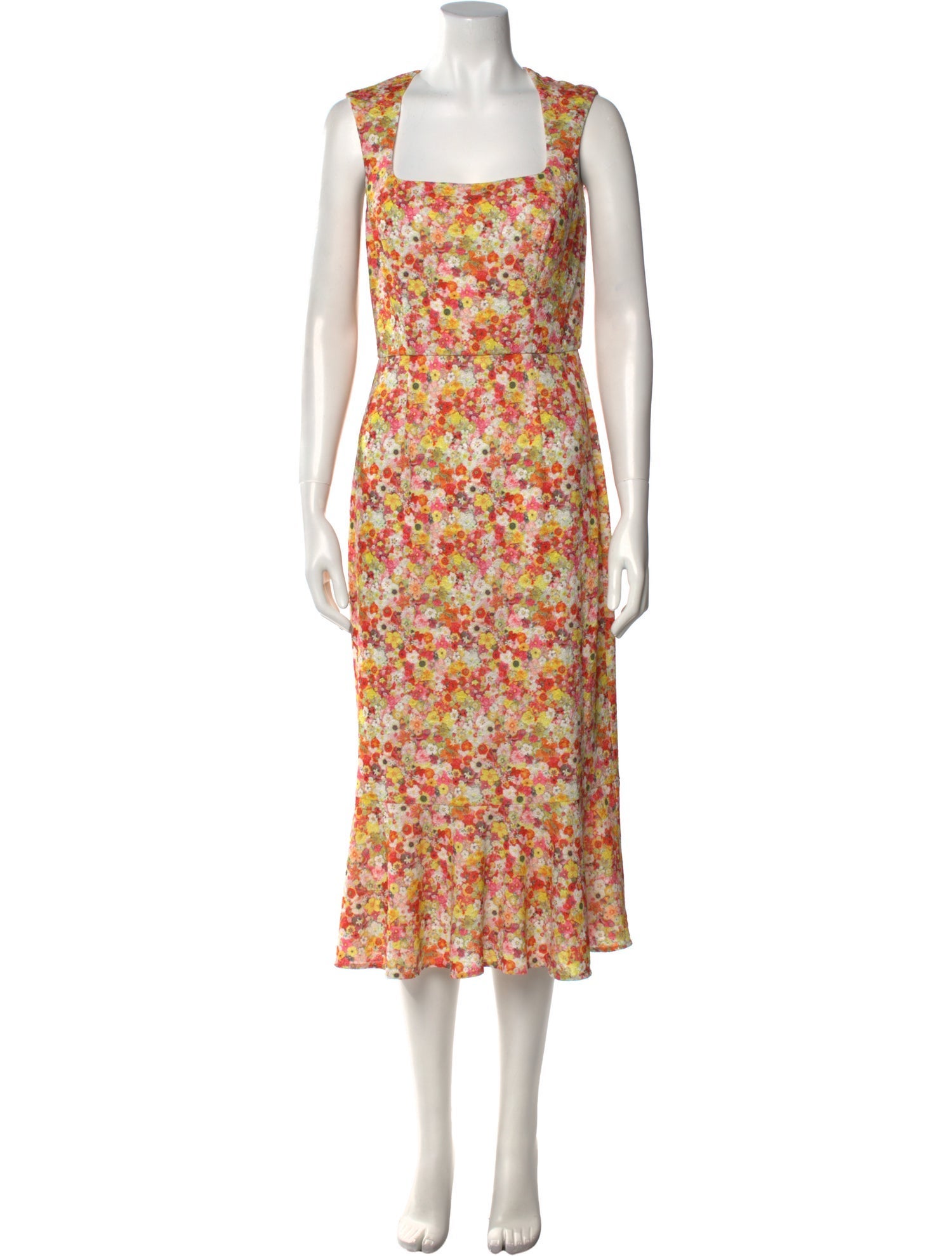 Hutch Floral Print Midi Length Dress