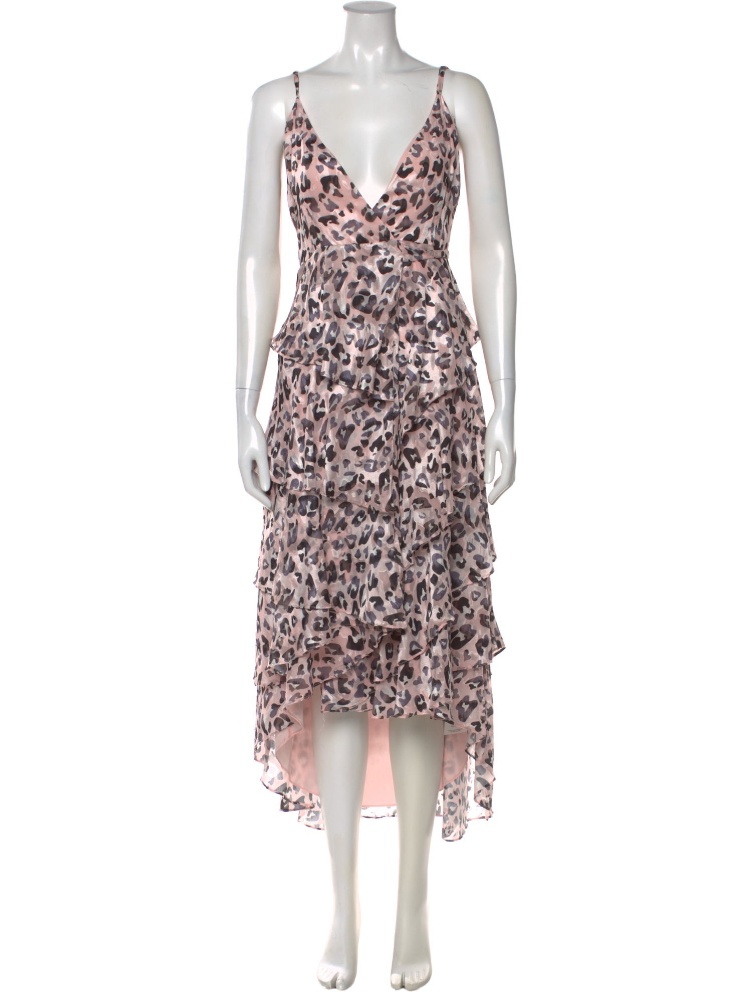 Hutch Animal Print Midi Length Dress