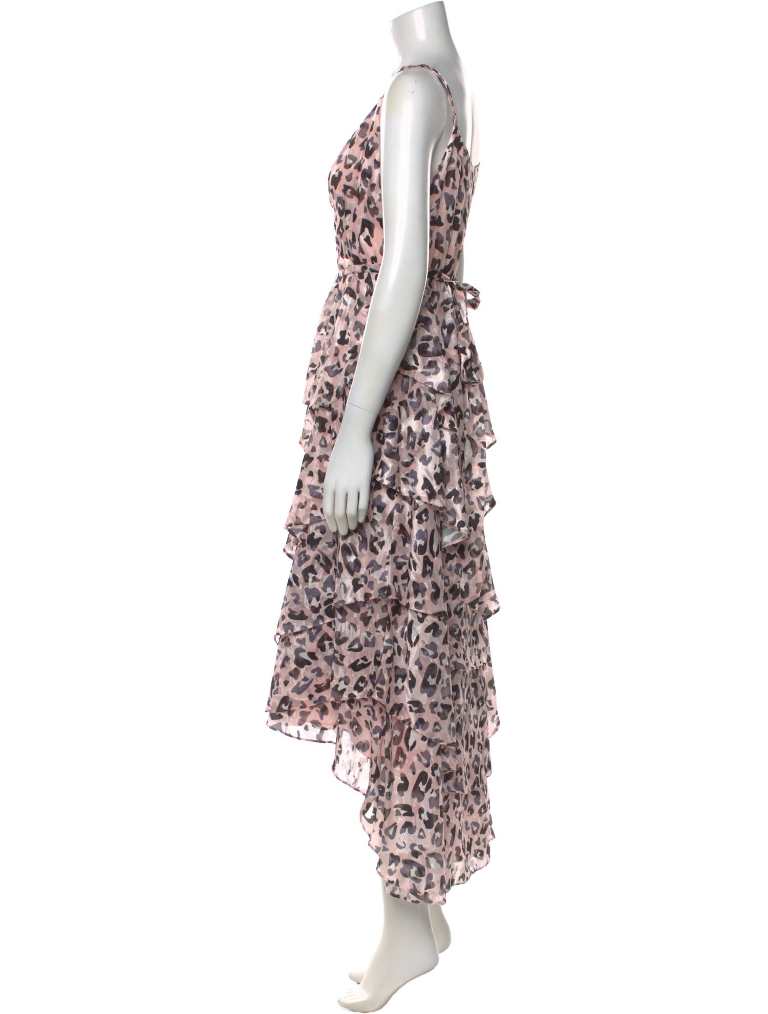 Hutch Animal Print Midi Length Dress