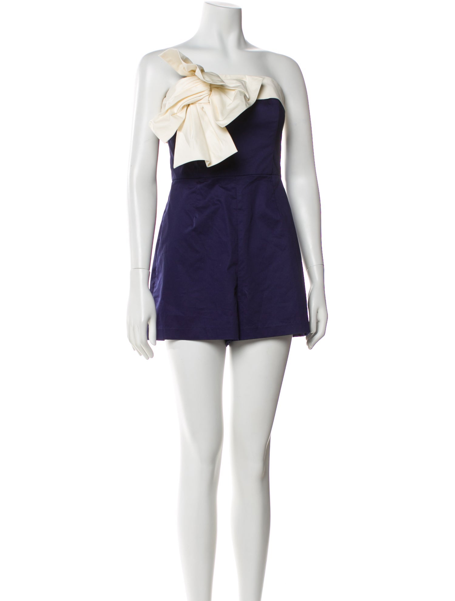 Hutch Colorblock Pattern One-Shoulder Romper w/ Tags