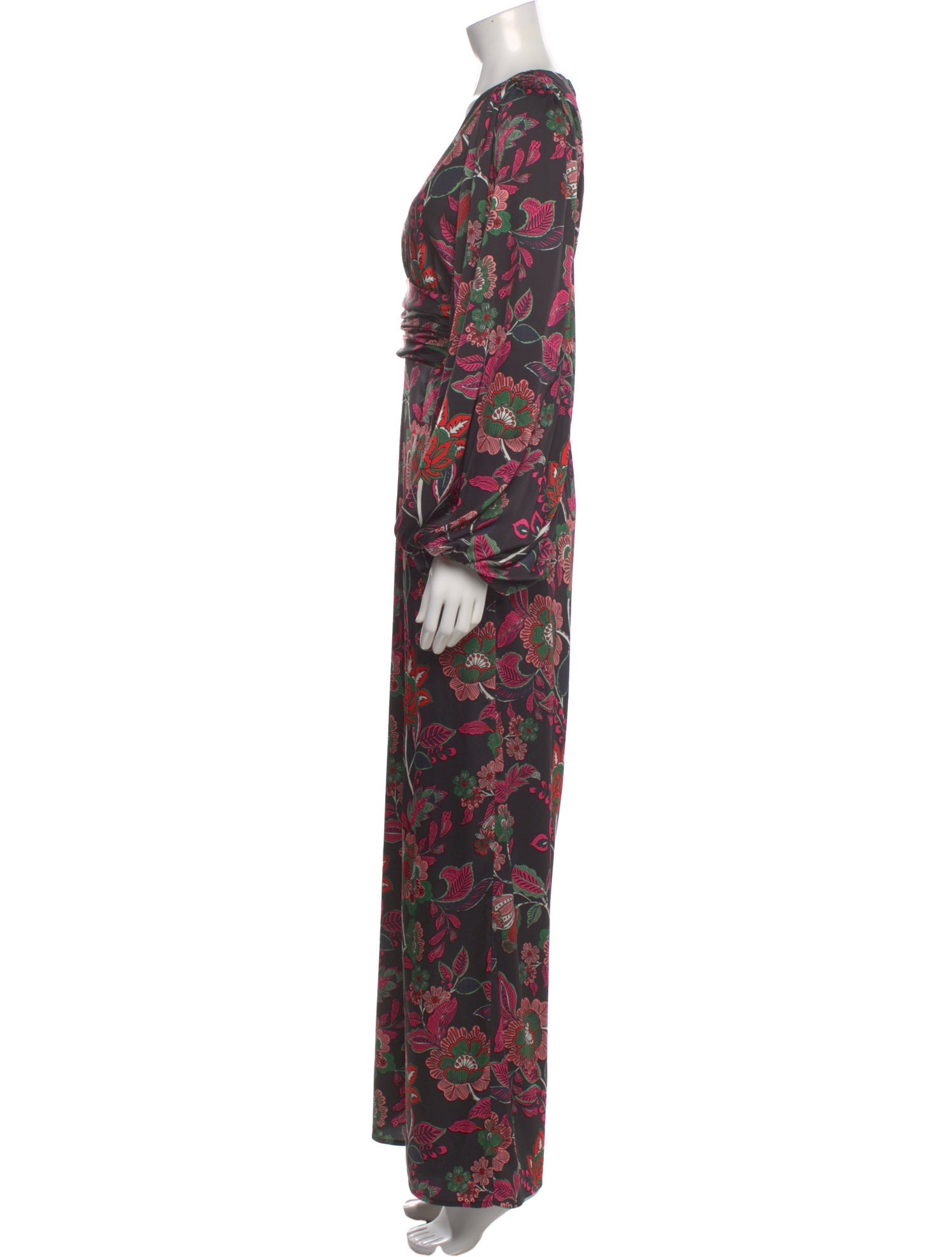 Hutch Printed Plunge Neckline Jumpsuit