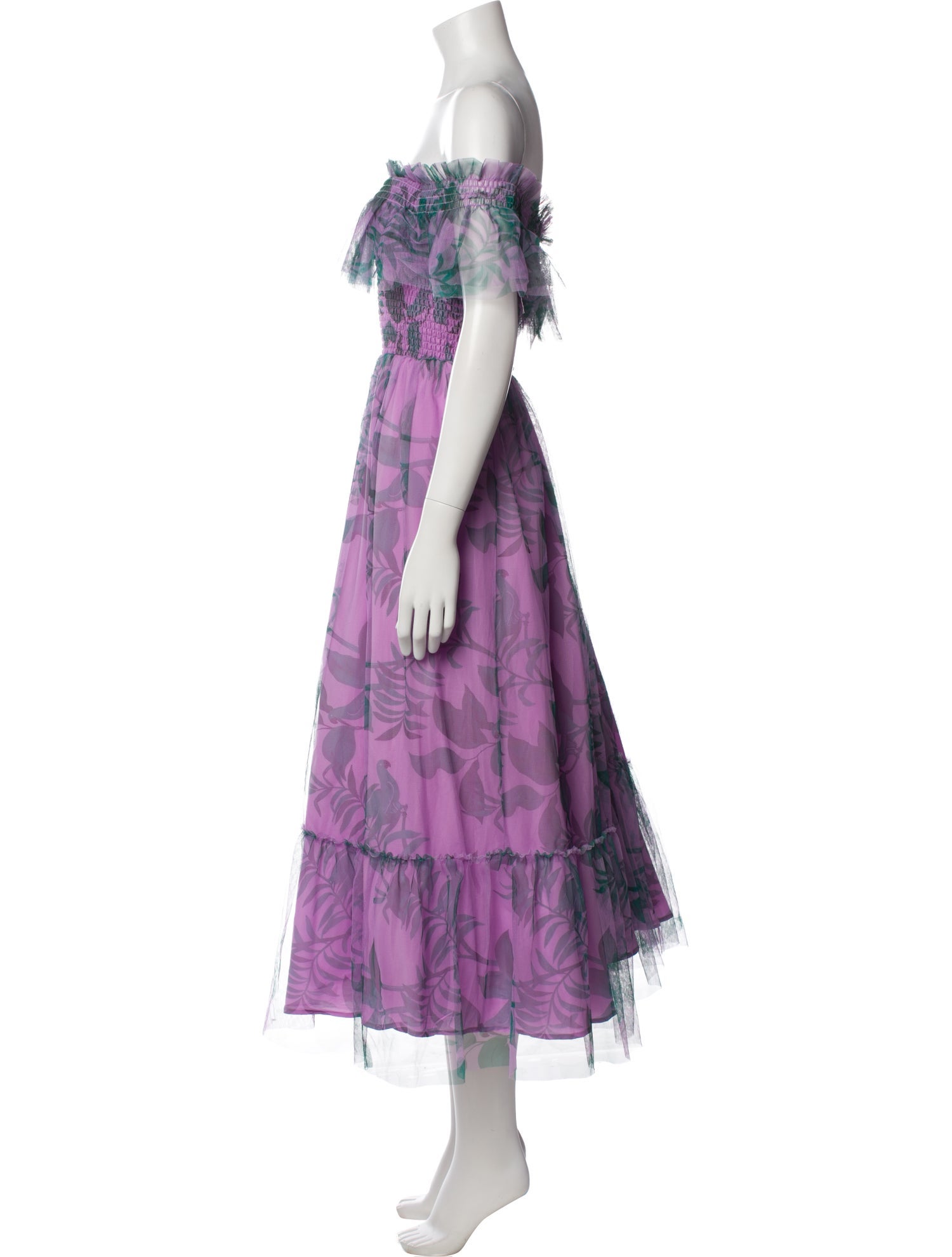 Hutch Printed Midi Length Dress