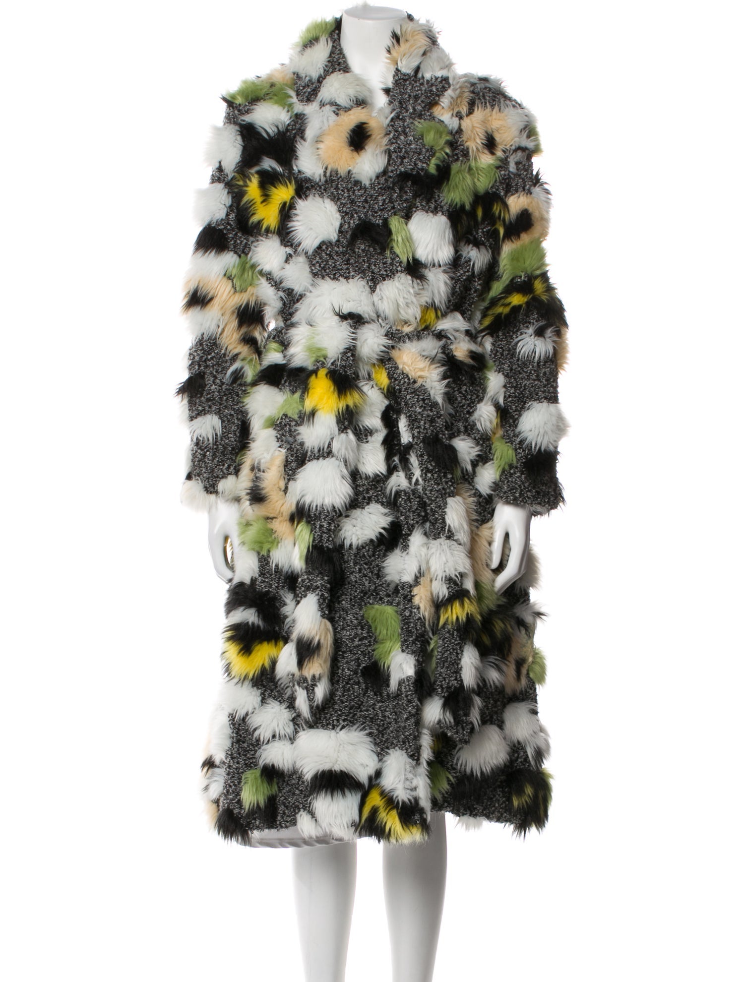 Hutch Printed Faux Fur Coat