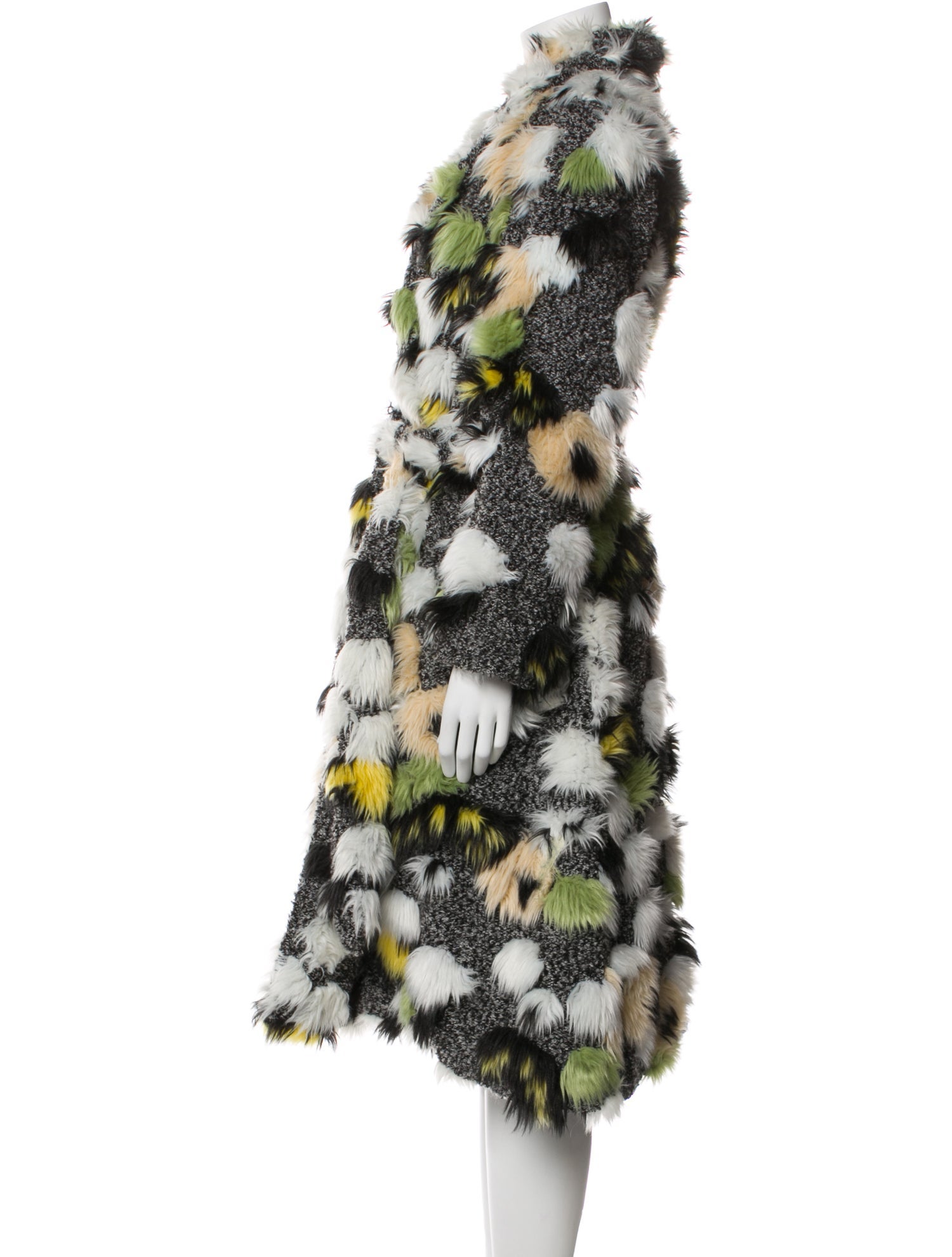 Hutch Printed Faux Fur Coat