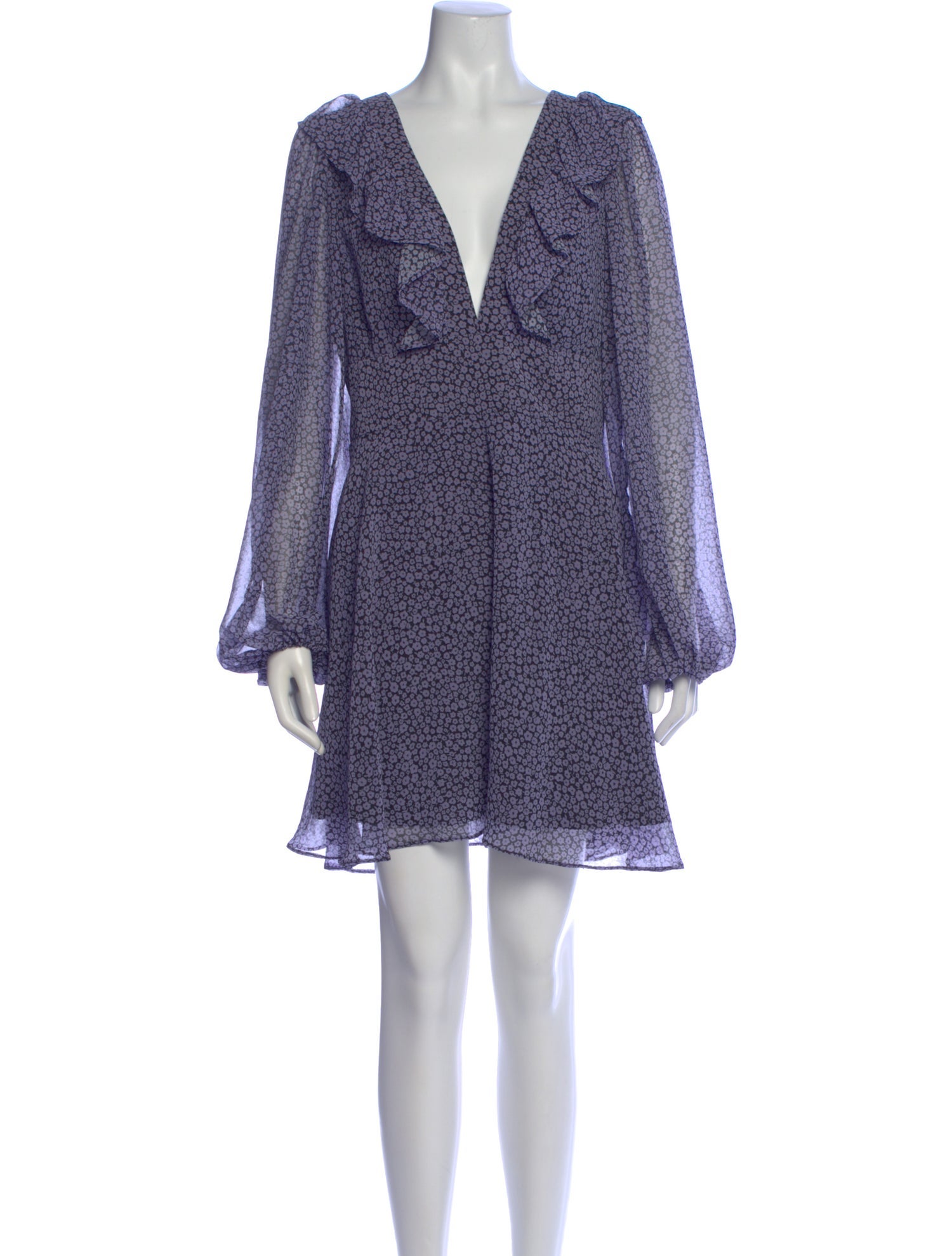 Hutch Printed Knee-Length Dress