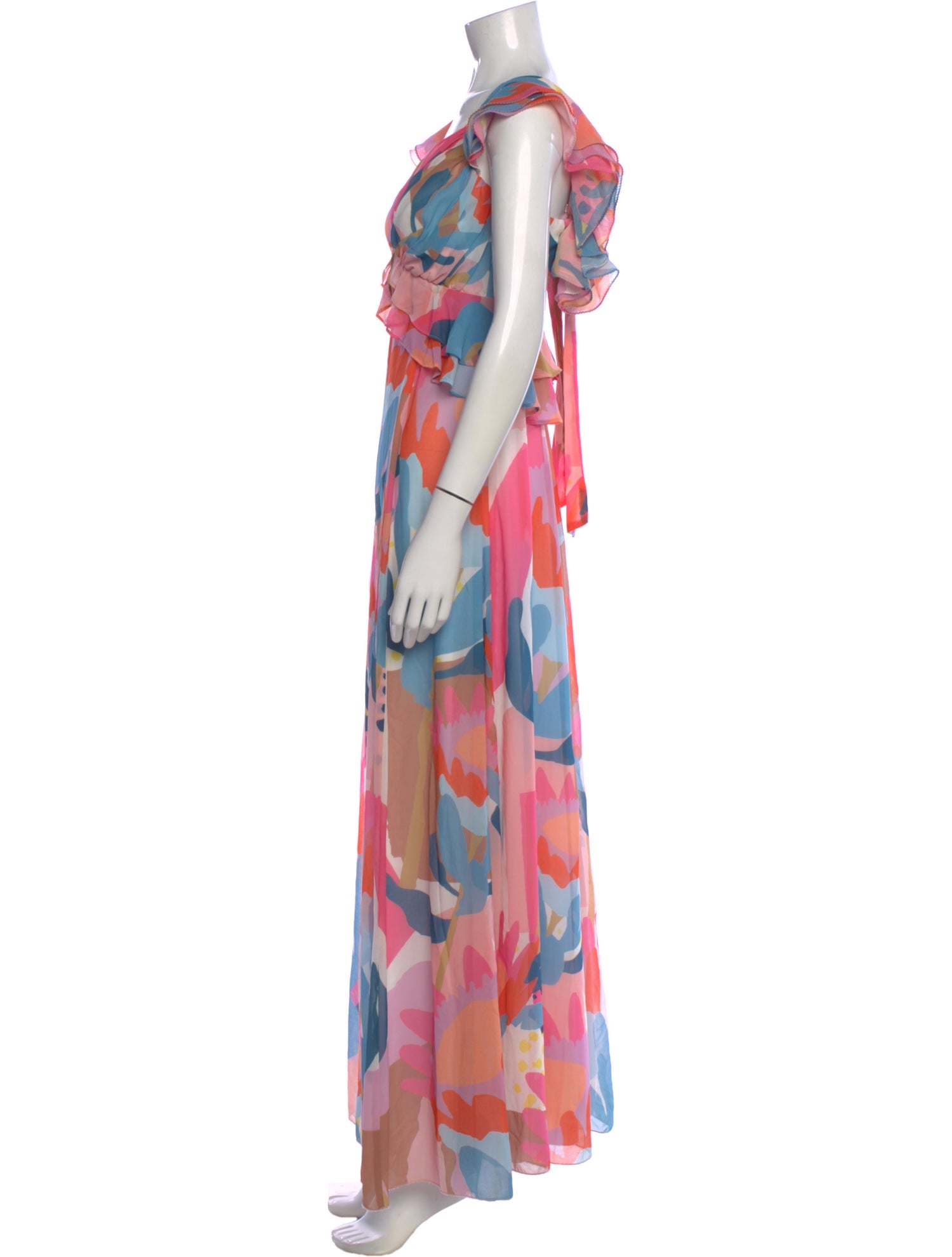Hutch Printed Long Dress