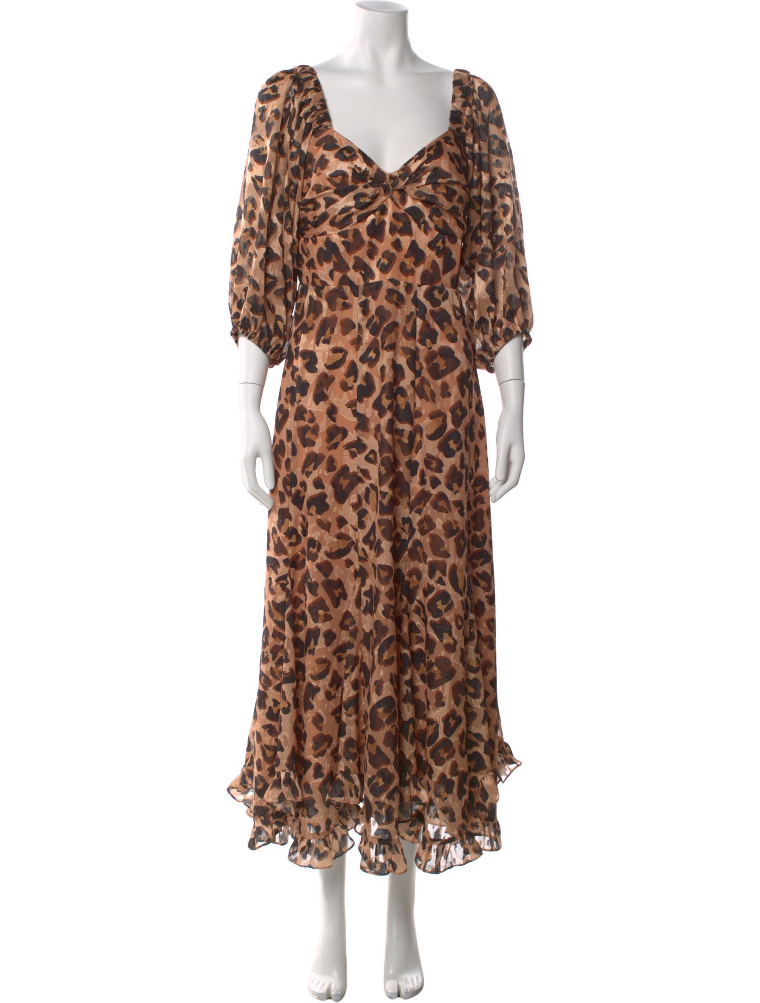 Hutch Animal Print Long Dress w/ Tags