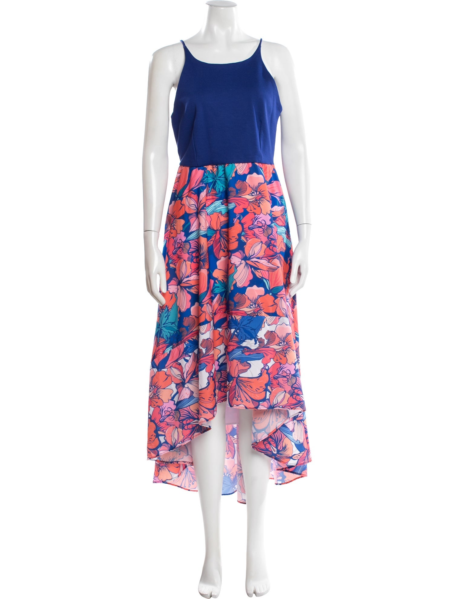 Hutch Floral Print Midi Length Dress