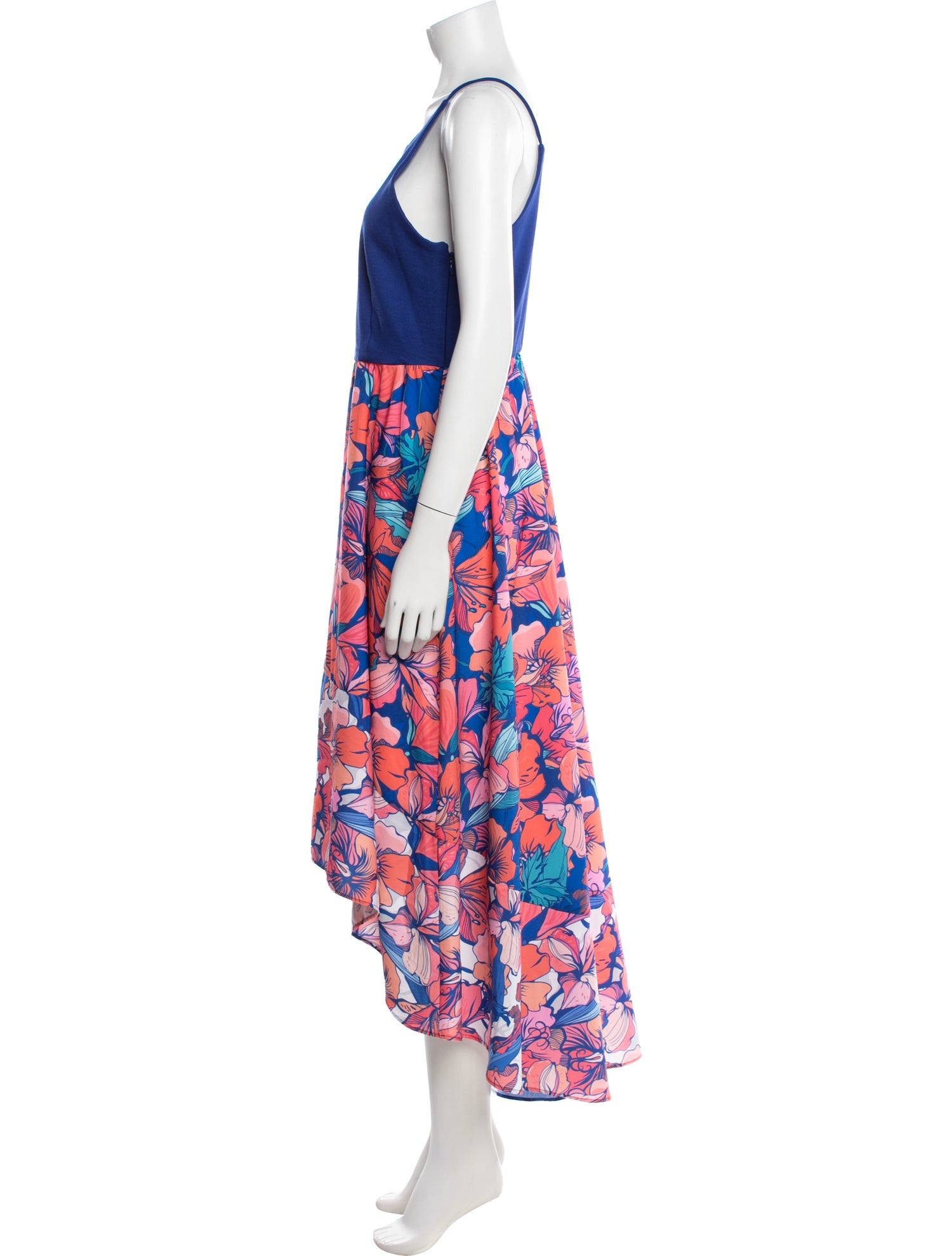 Hutch Floral Print Midi Length Dress